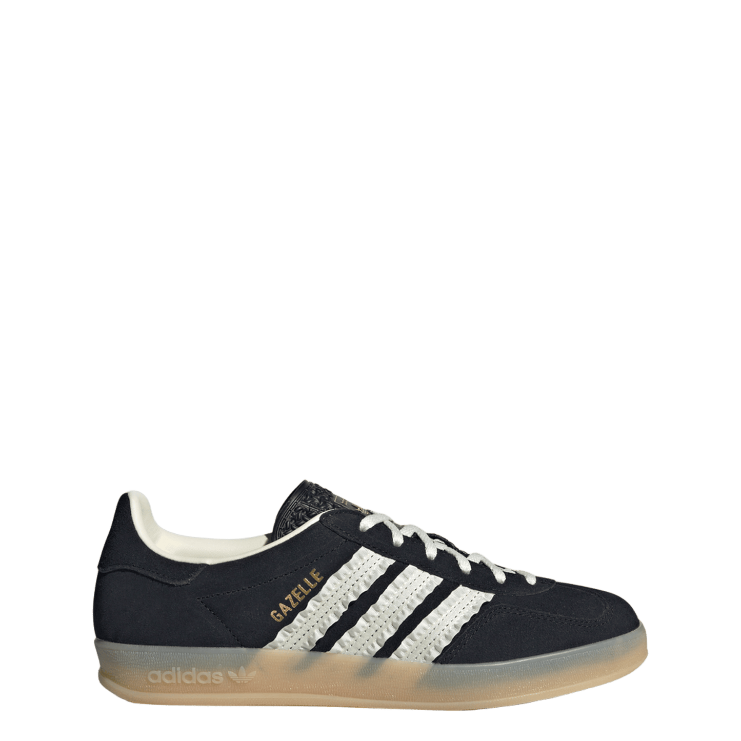 adidas Gazelle Indoor Core Black Cream White Gum (Women's)