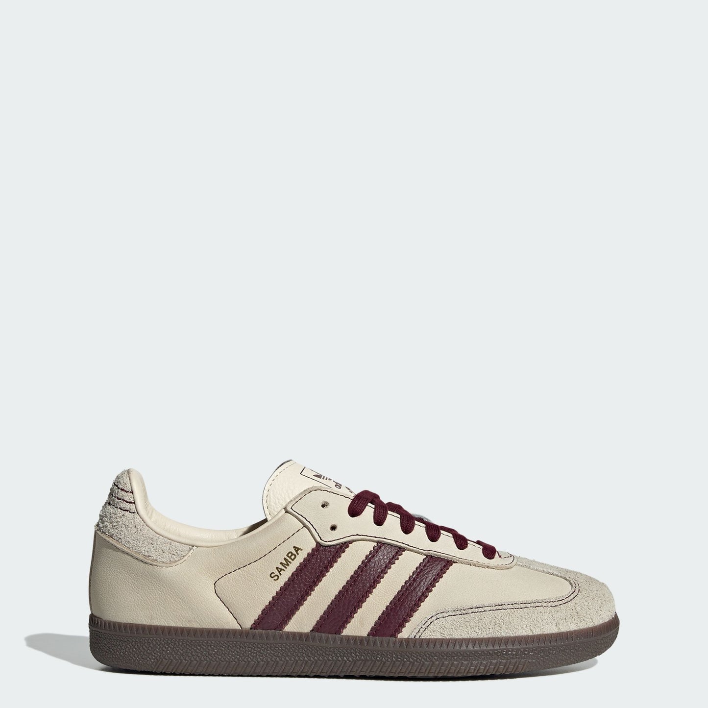 adidas Samba OG Wonder White Maroon (Women's)