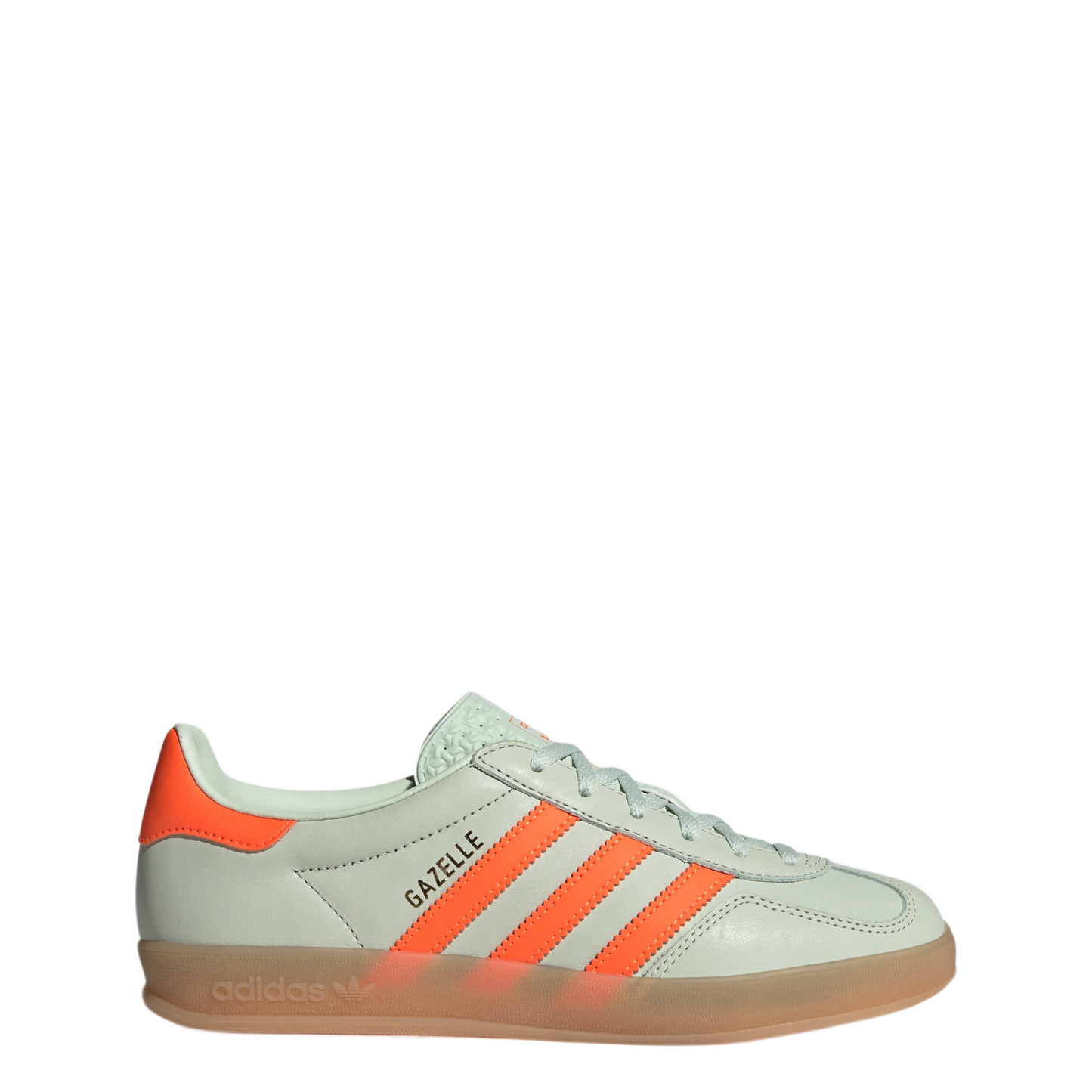 adidas Gazelle Indoor Linen Green Solar Orange (Women's)