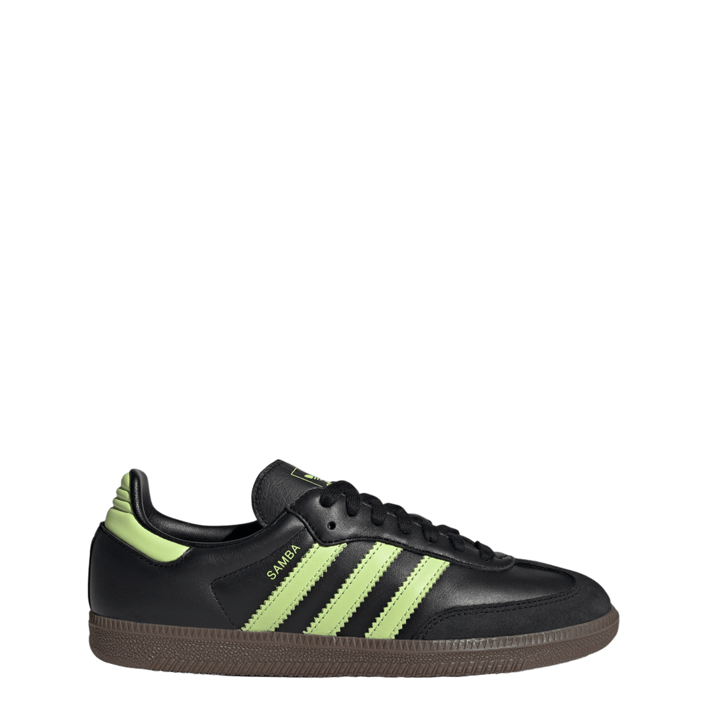 adidas Samba OG Black Pulse Lime (Women's)