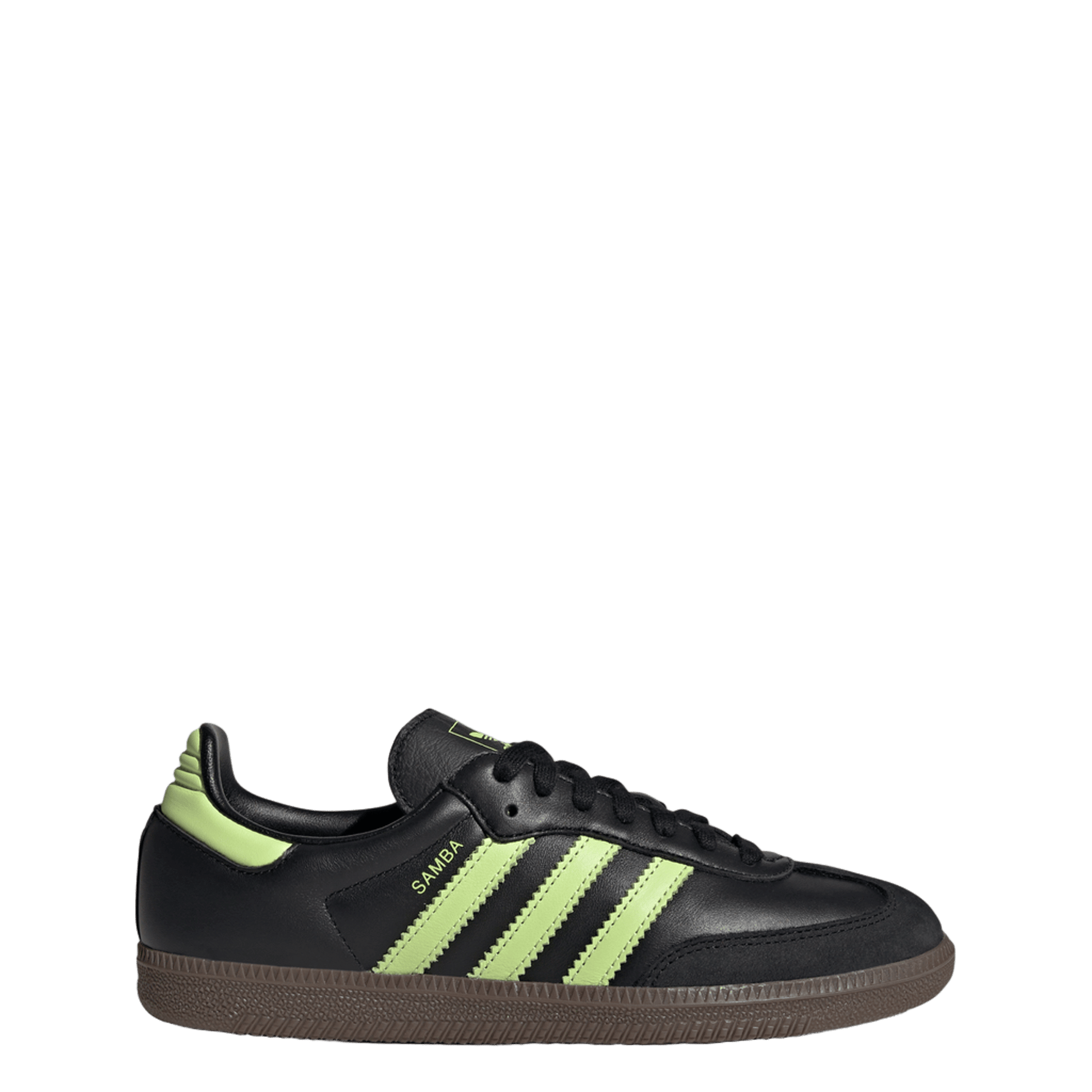 adidas Samba OG Black Pulse Lime (Women's)