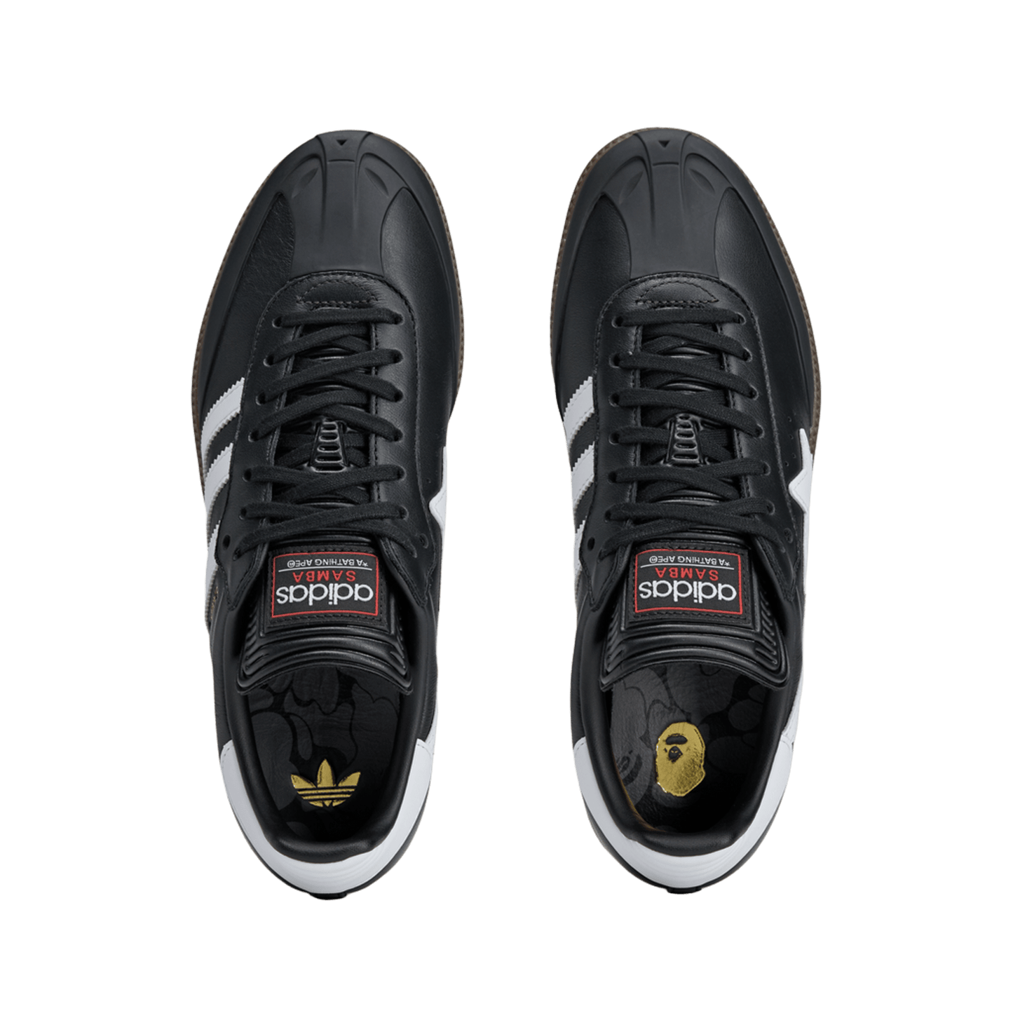 adidas Samba Bape Black White Gum