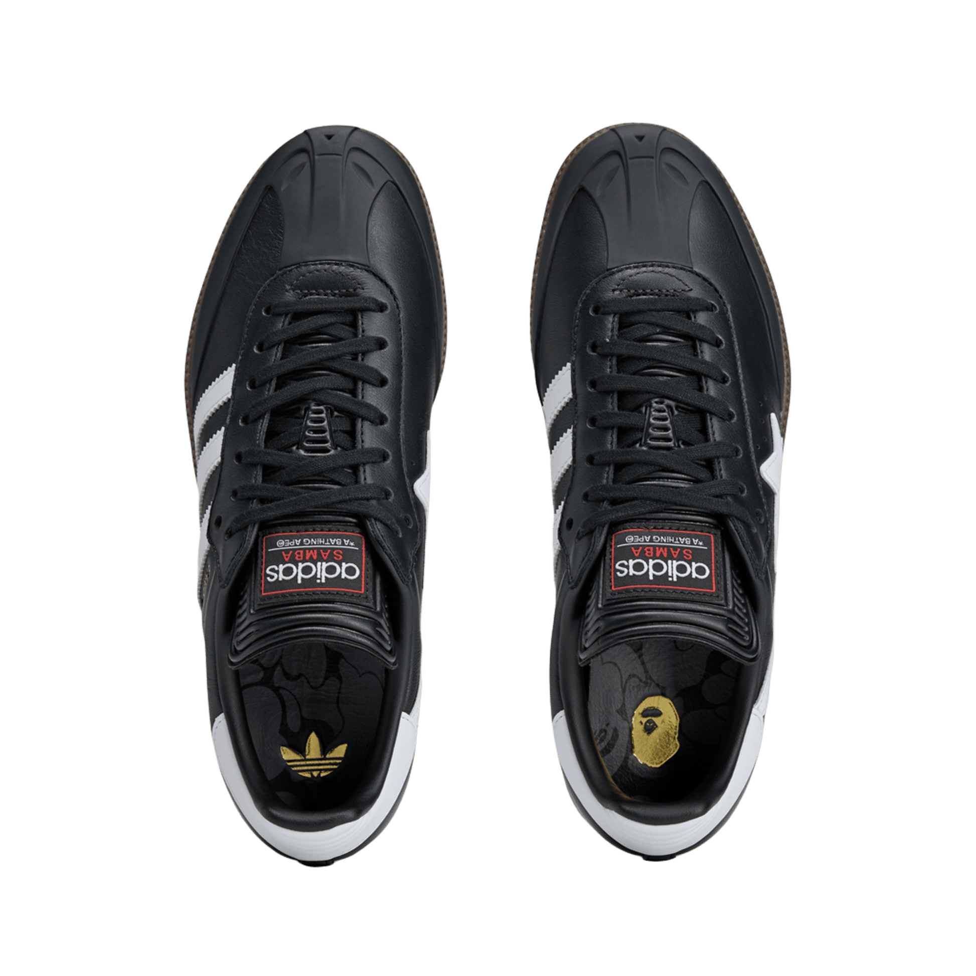 adidas Samba Bape Black White Gum