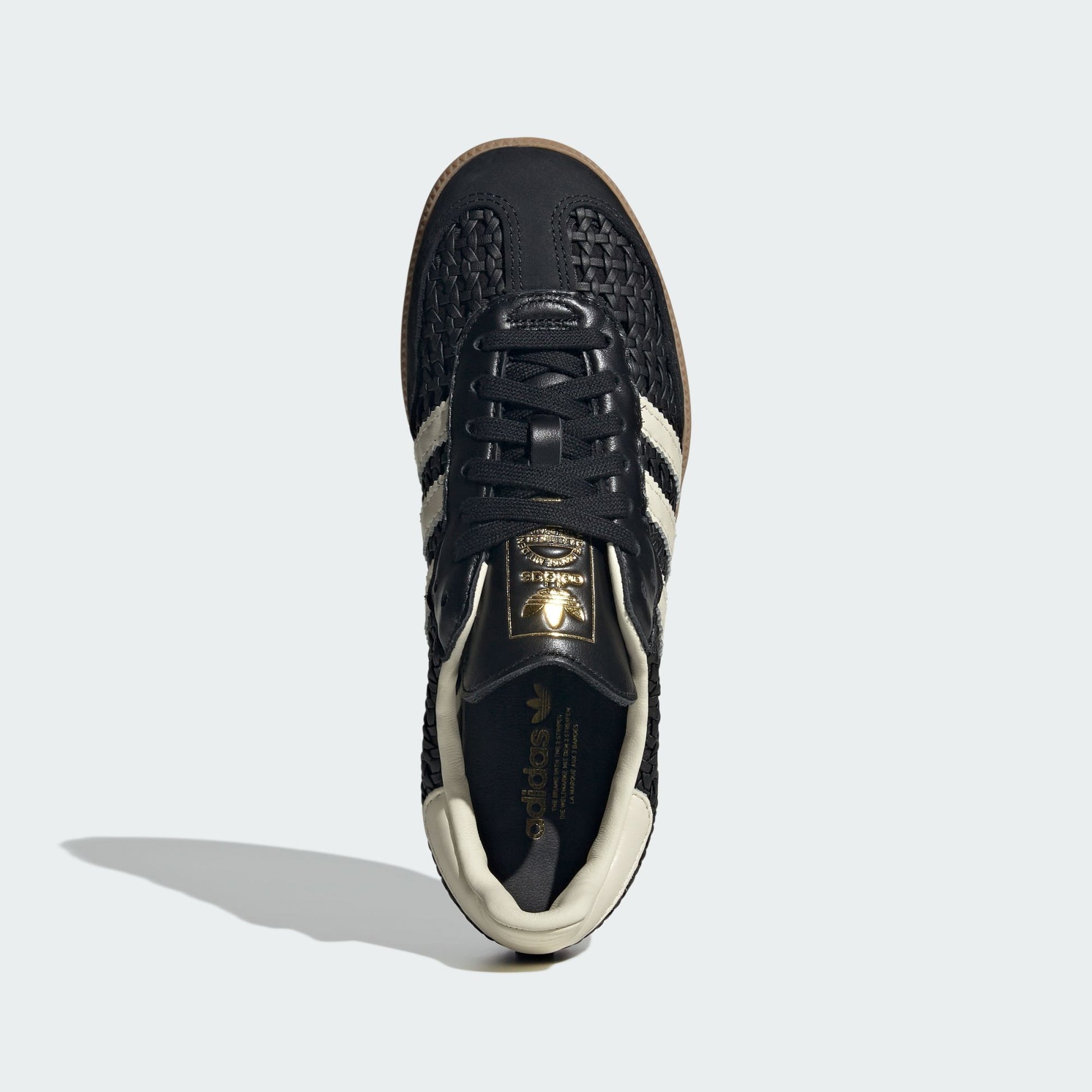 adidas Samba OG Basketweave Black Cream White (Women's)