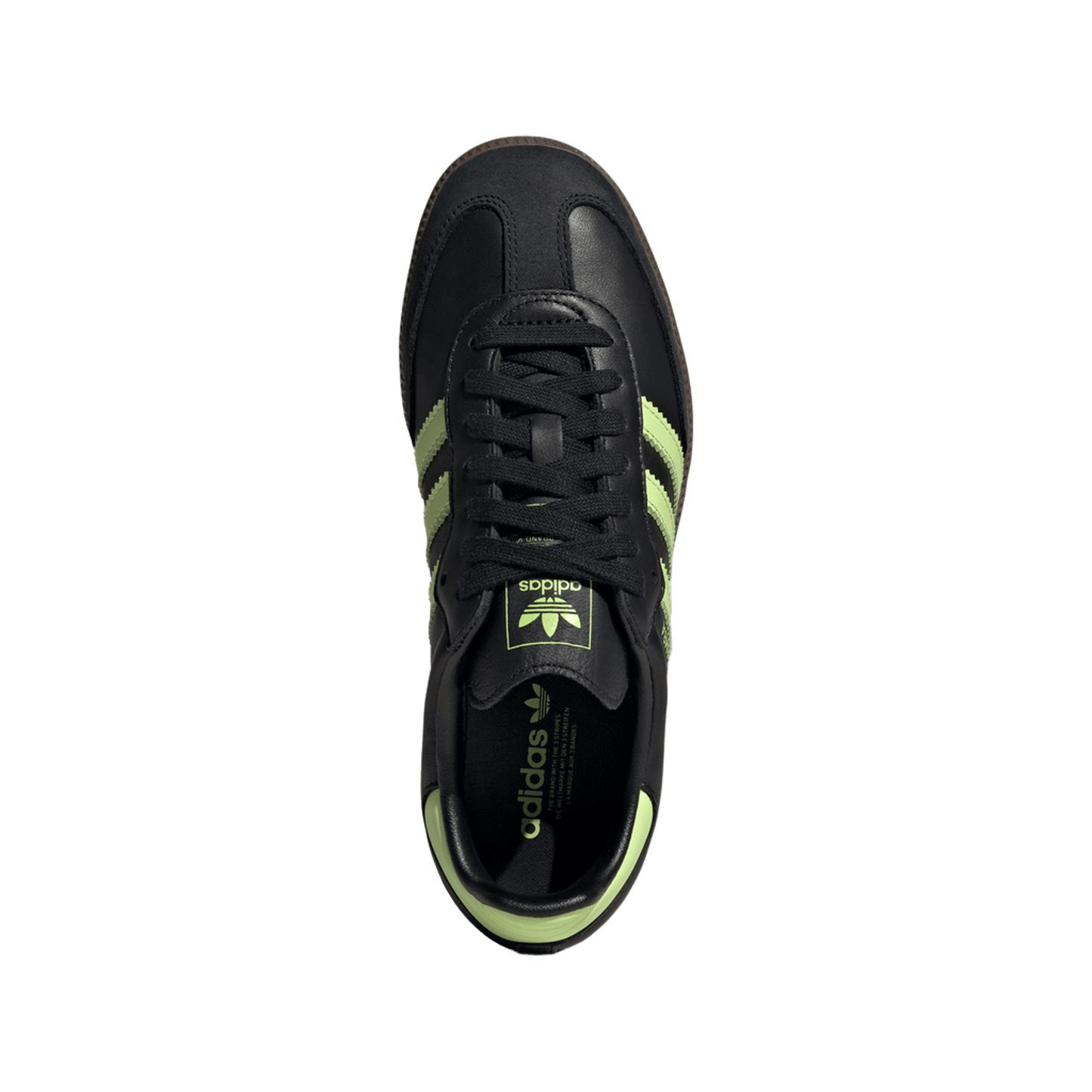 adidas Samba OG Black Pulse Lime (Women's)