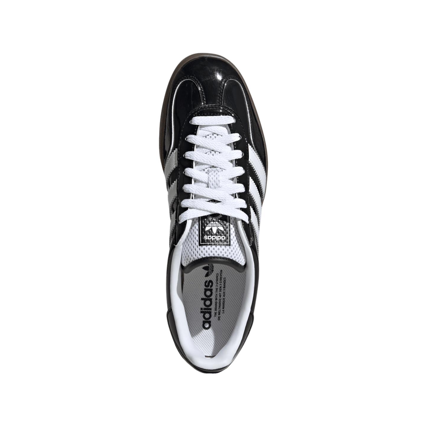 adidas Gazelle Indoor Core Black Patent Leather