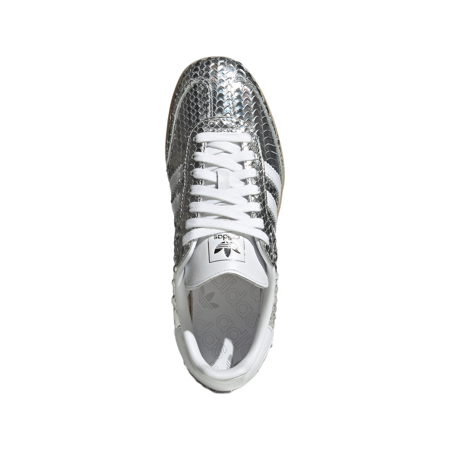 adidas Samba OG Patent Snakeskin Silver Metallic (Women's)