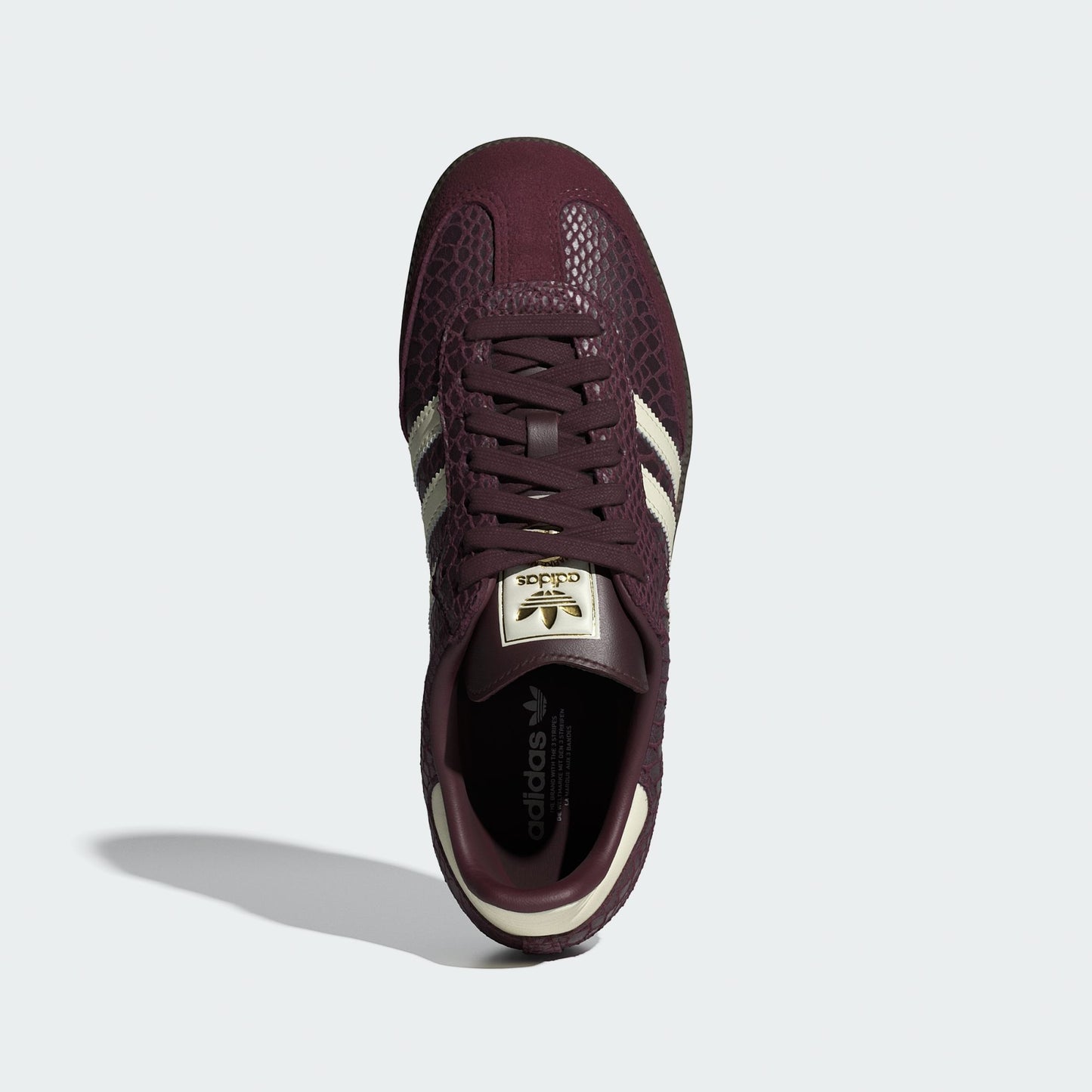 adidas Samba OG Snakeskin Maroon Cream White (Women's)