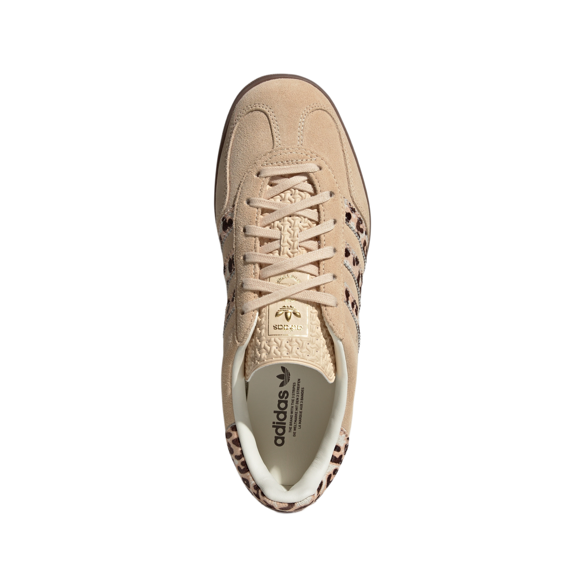 adidas Gazelle Indoor Leopard Crystal Sand (Women's)