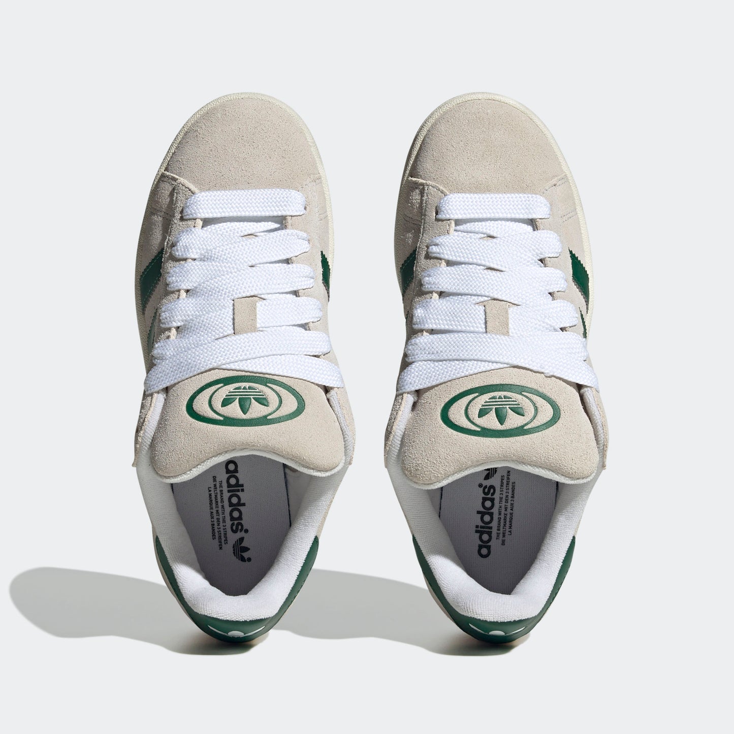 adidas Campus 00s Crystal White Dark Green (Women's)