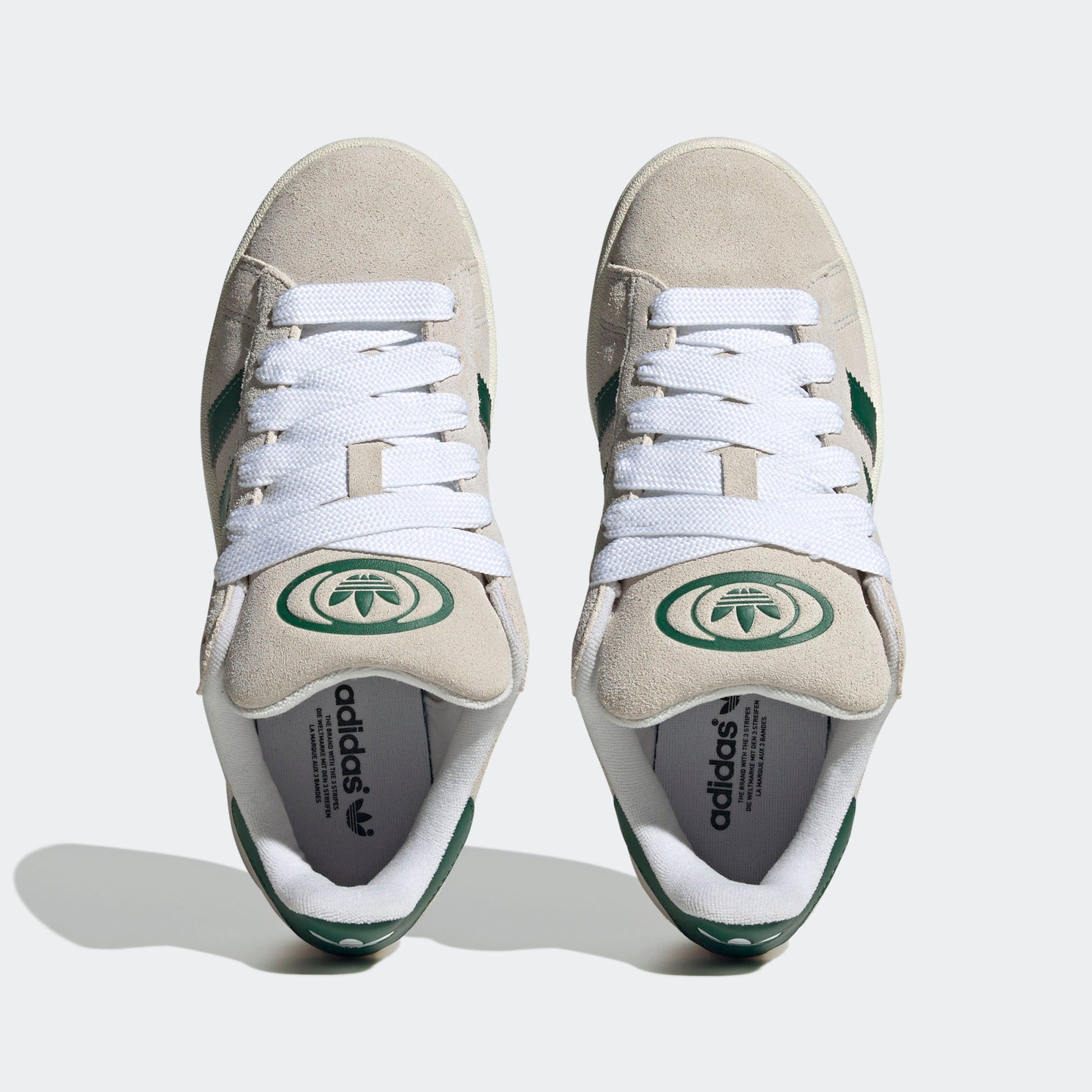 adidas Campus 00s Crystal White Dark Green (Women's)