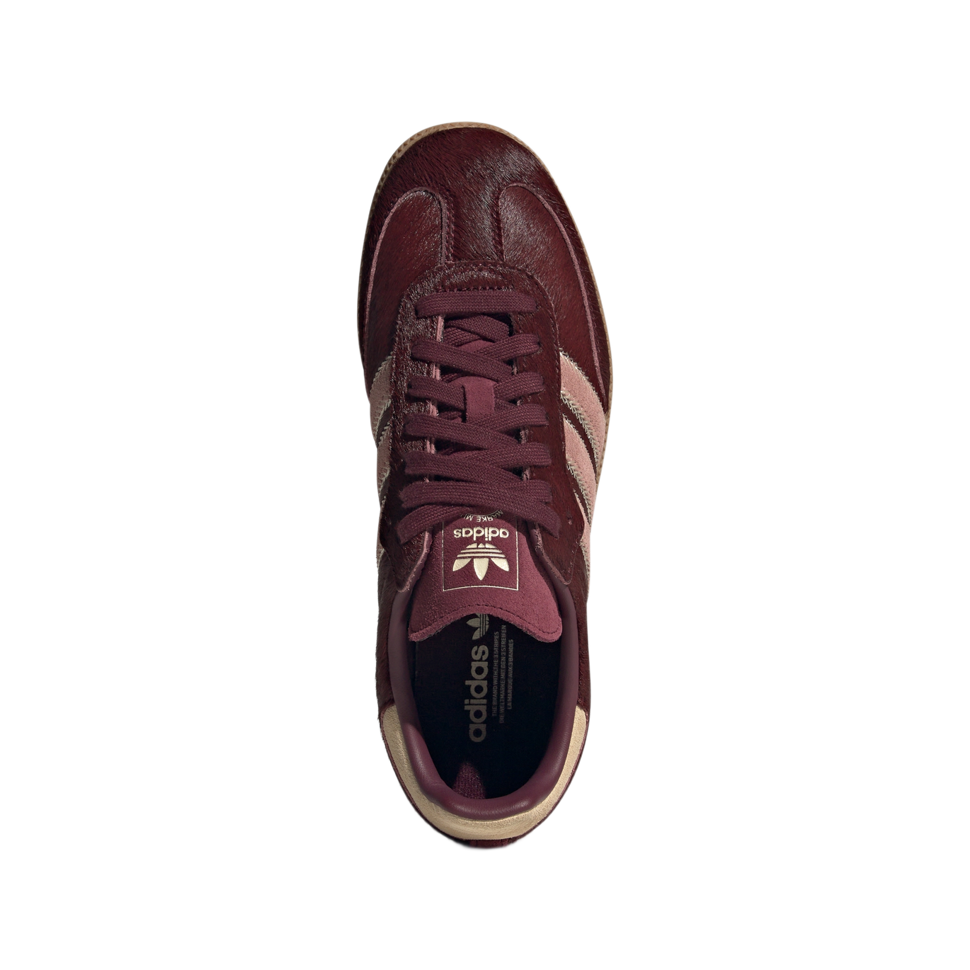 adidas Samba OG Maroon Sand Strata Pony (Women's)