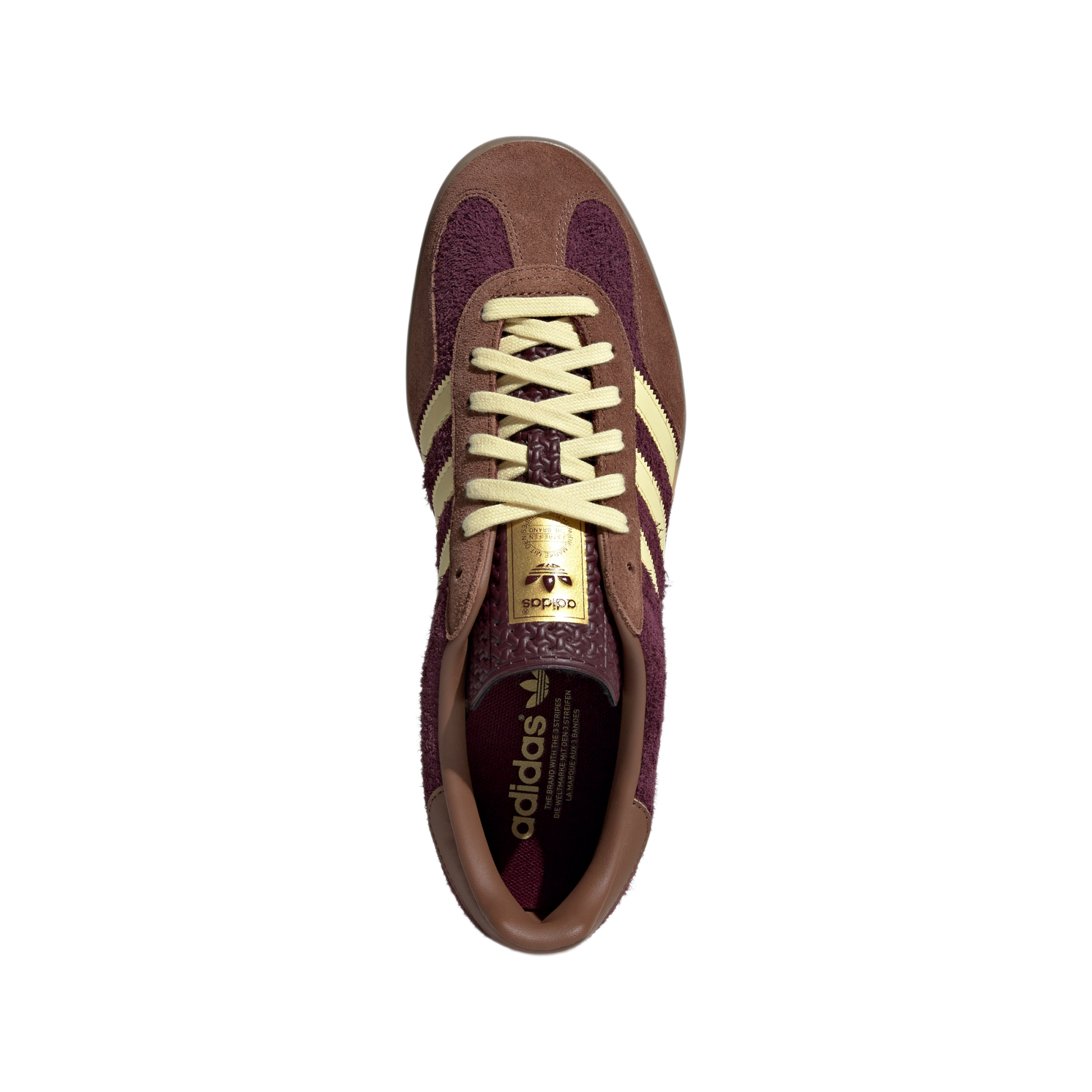 adidas Gazelle Indoor Maroon Almost Yellow