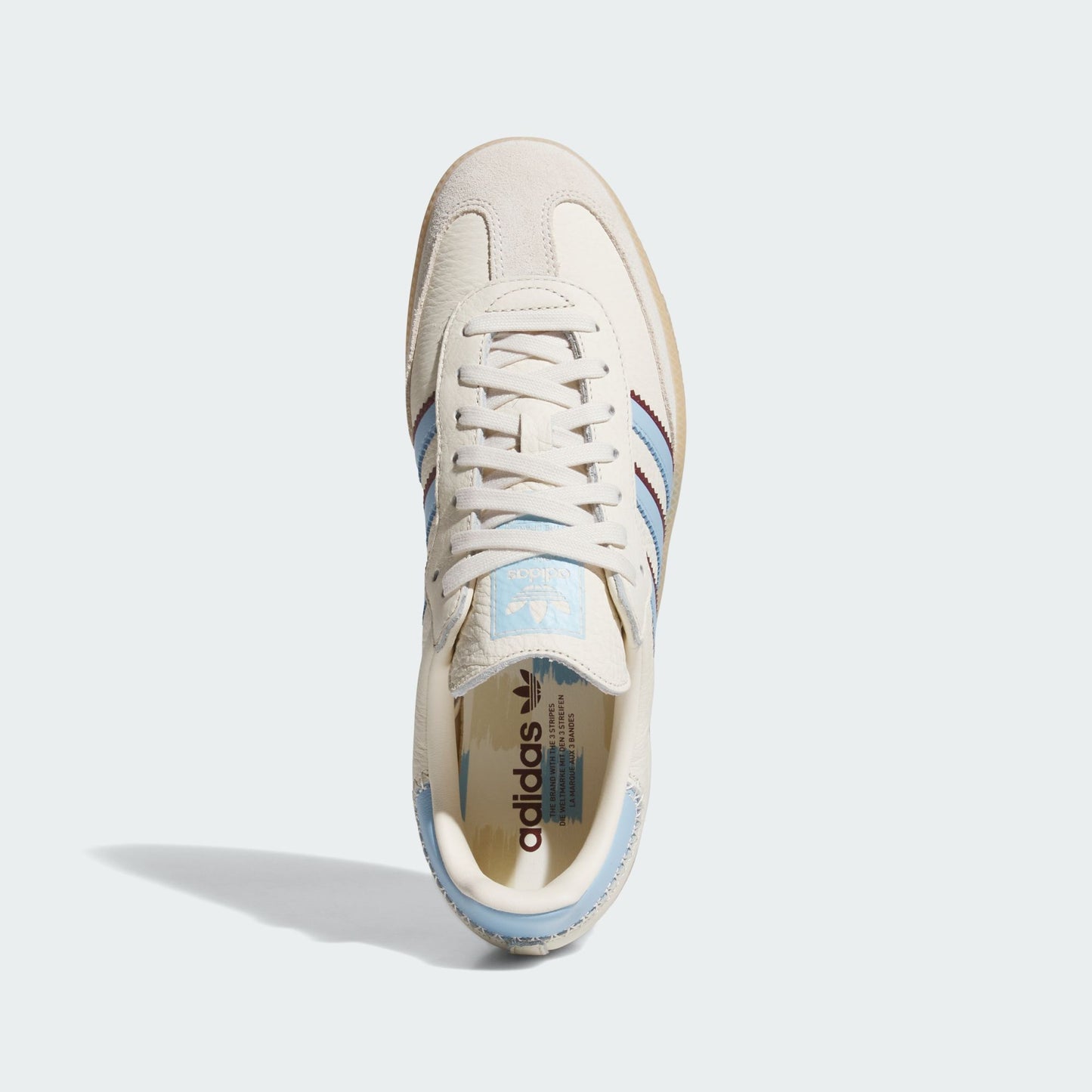adidas Samba OG Wonder White Clear Sky Shadow Red