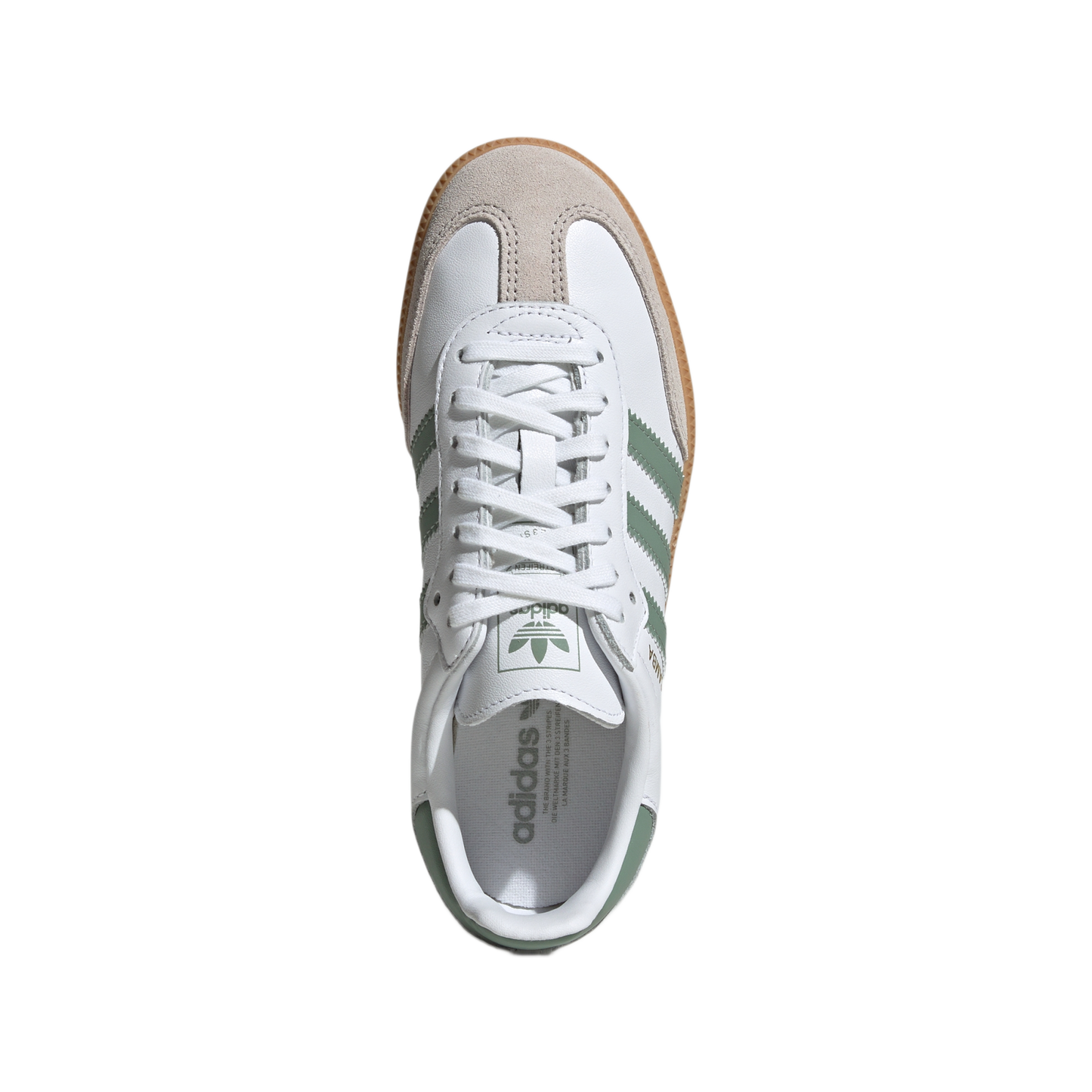 adidas Samba OG Cloud White Silver Green (GS)
