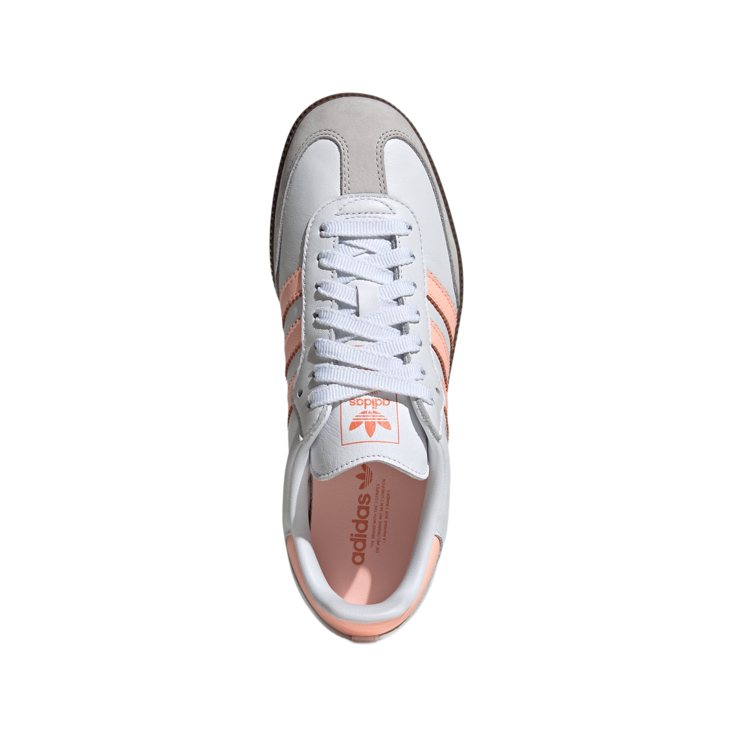adidas Samba OG Cloud White Clear Orange Semi Coral (Women's)