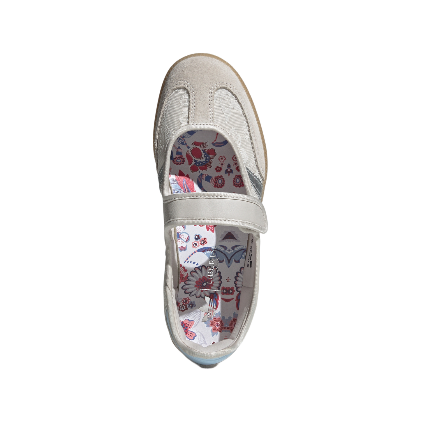 adidas Liberty London Samba Jane Chalk Pearl Silver Metallic Chalk White (Women's)