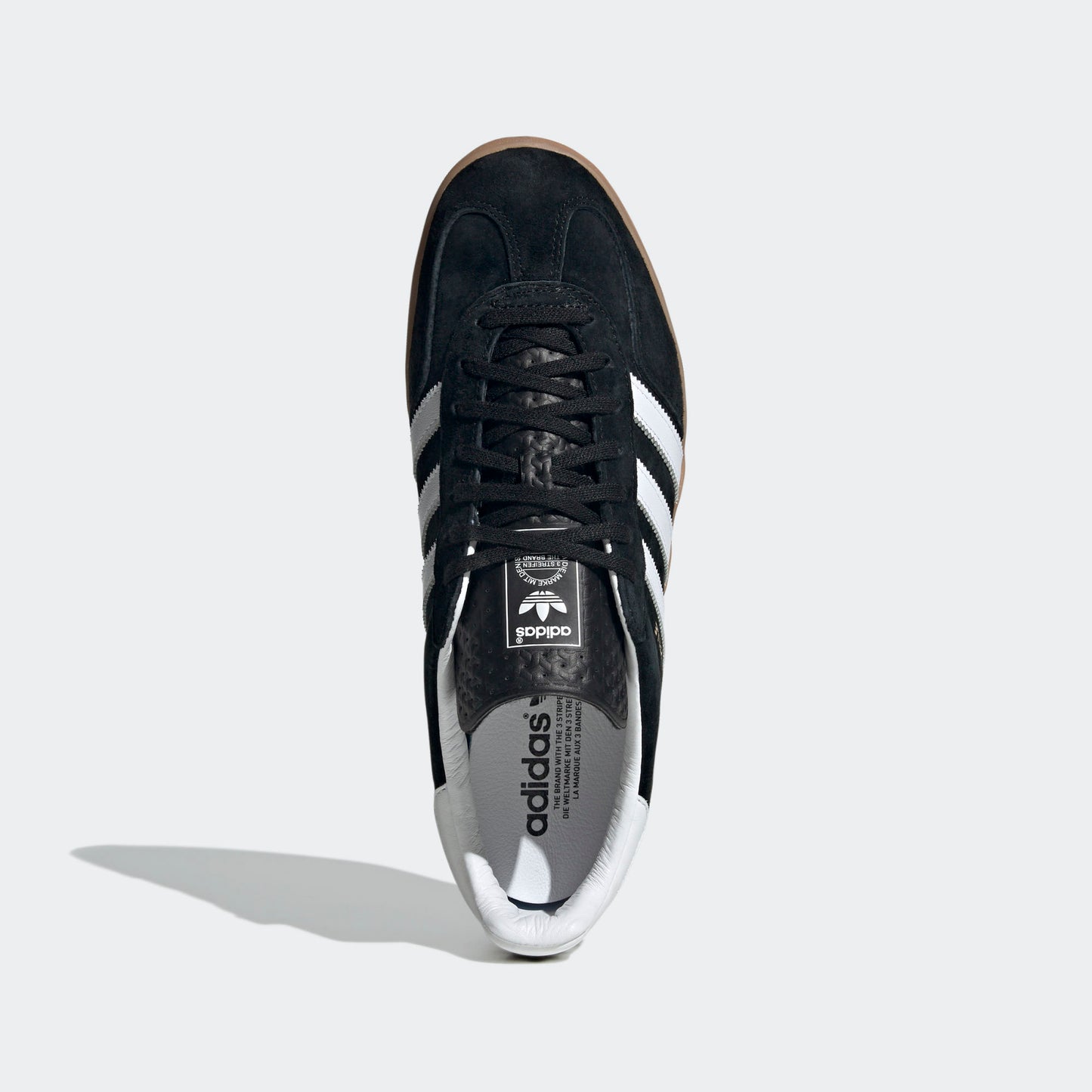 adidas Gazelle Black White Gum