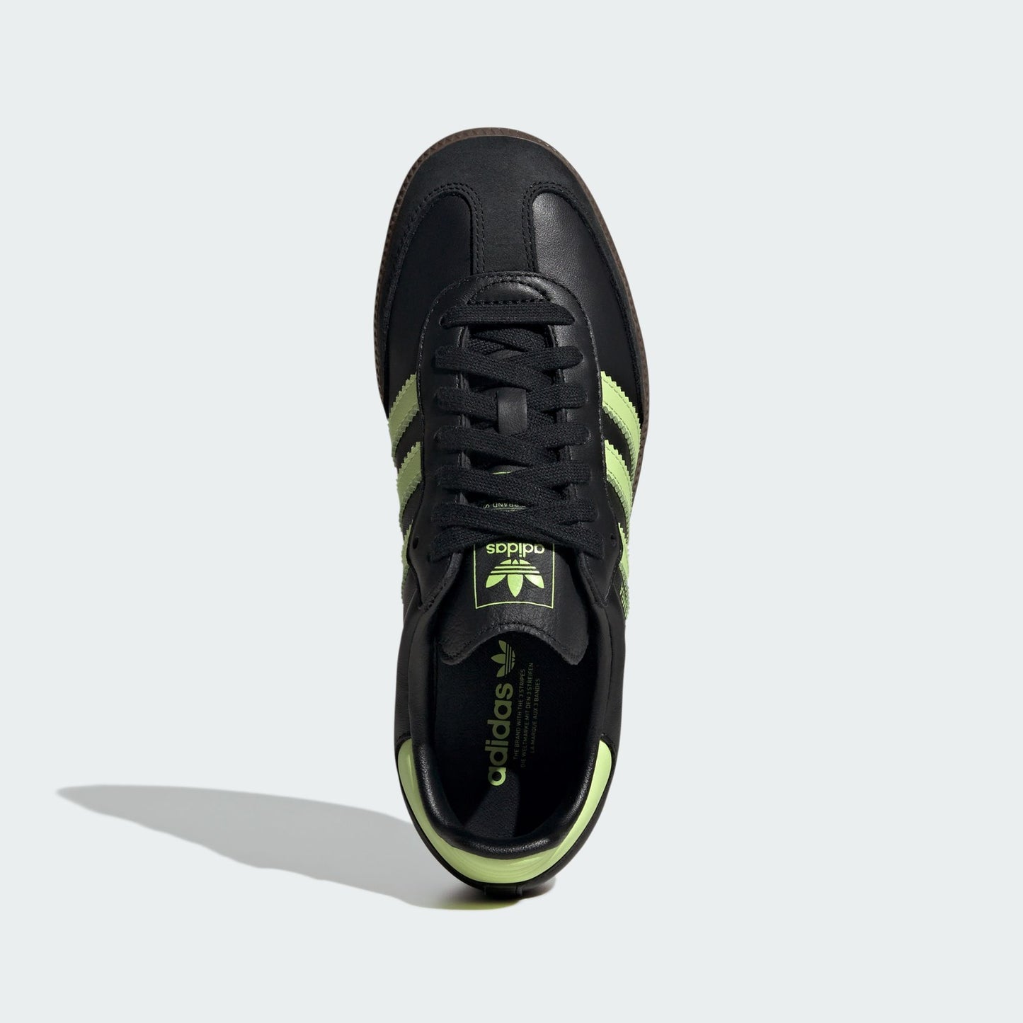 adidas Samba OG Black Pulse Lime (Women's)