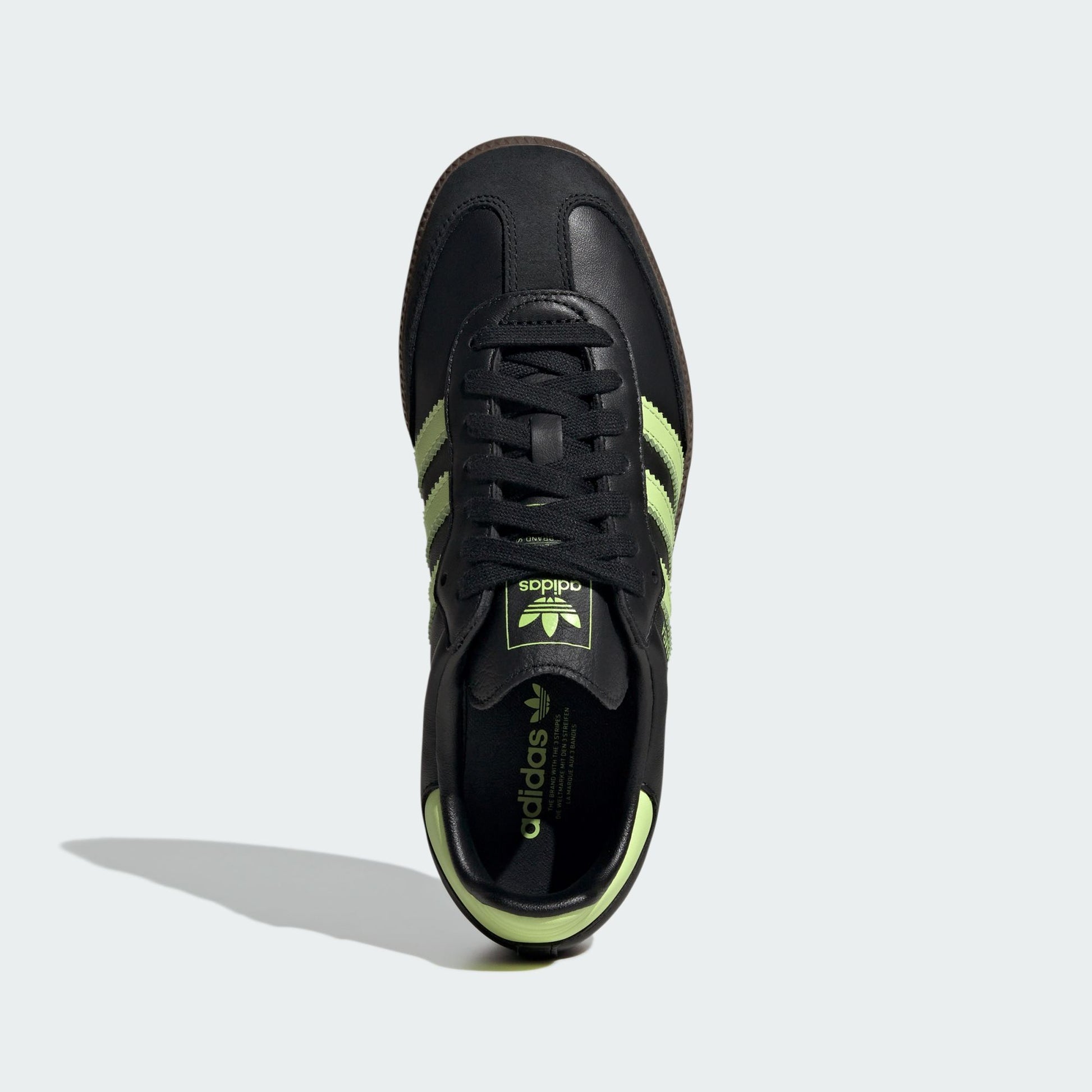 adidas Samba OG Black Pulse Lime (Women's)