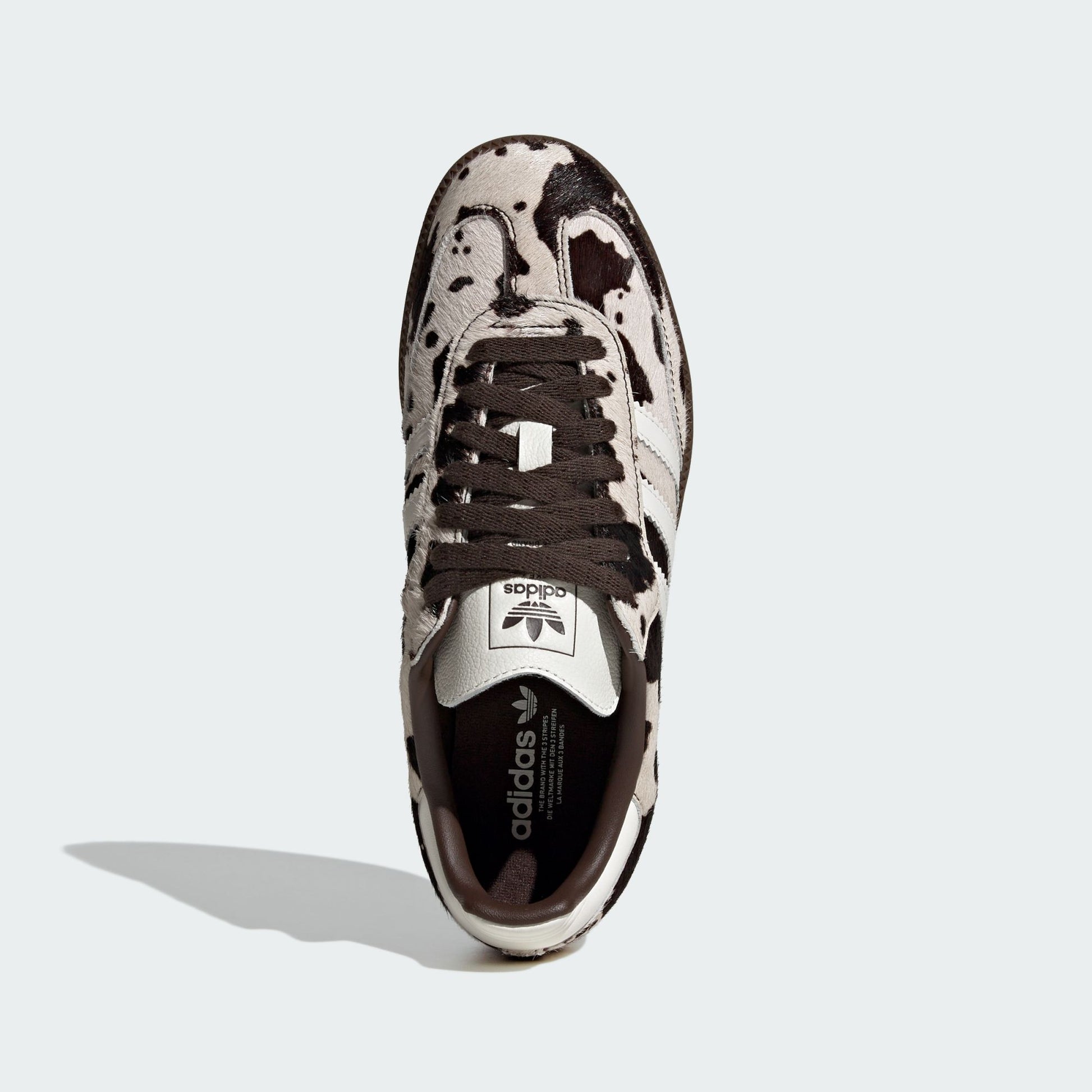 adidas Samba OG Cow Print Dark Brown White (Women's)