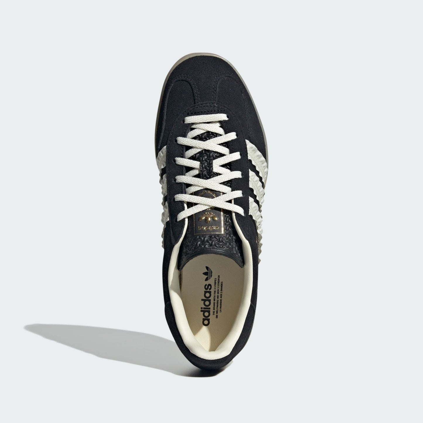 adidas Gazelle Indoor Core Black Cream White Gum (Women's)