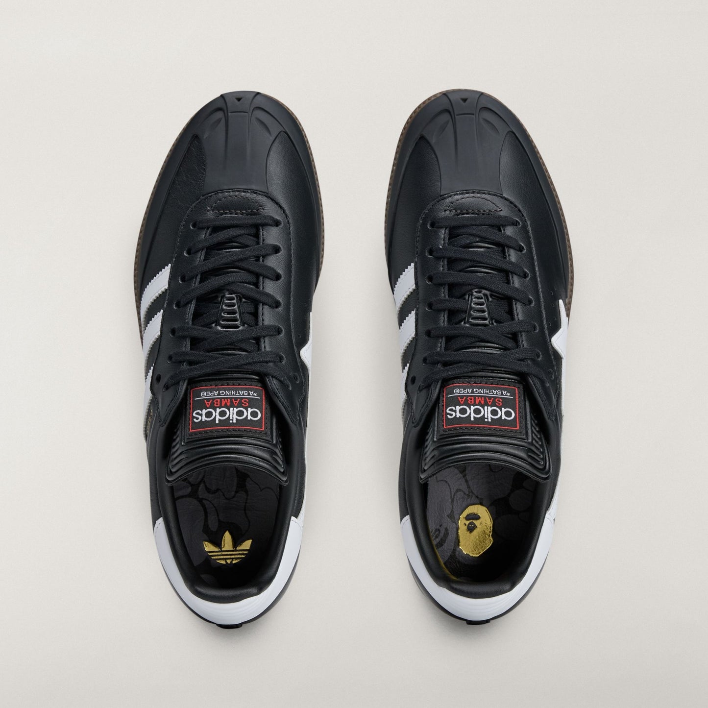 adidas Samba Bape Black White Gum