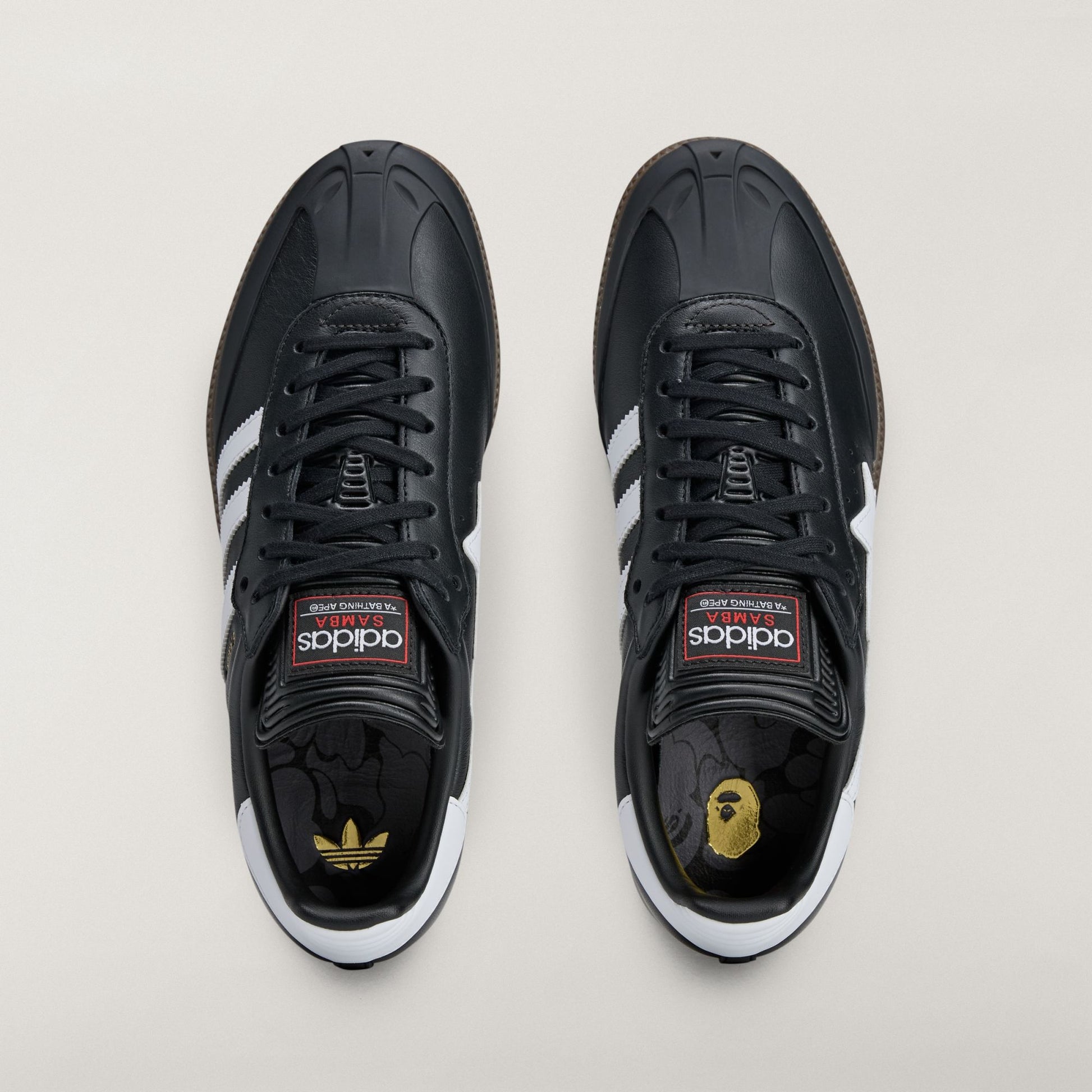 adidas Samba Bape Black White Gum