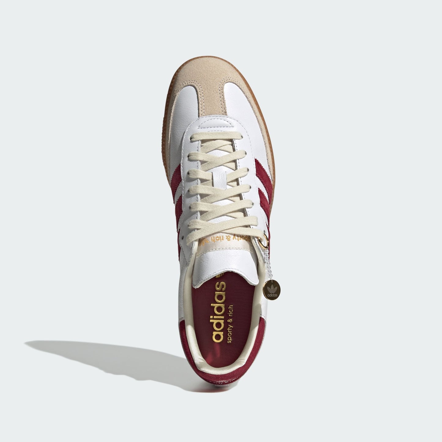 adidas Samba Sporty & Rich White Collegiate Burgundy