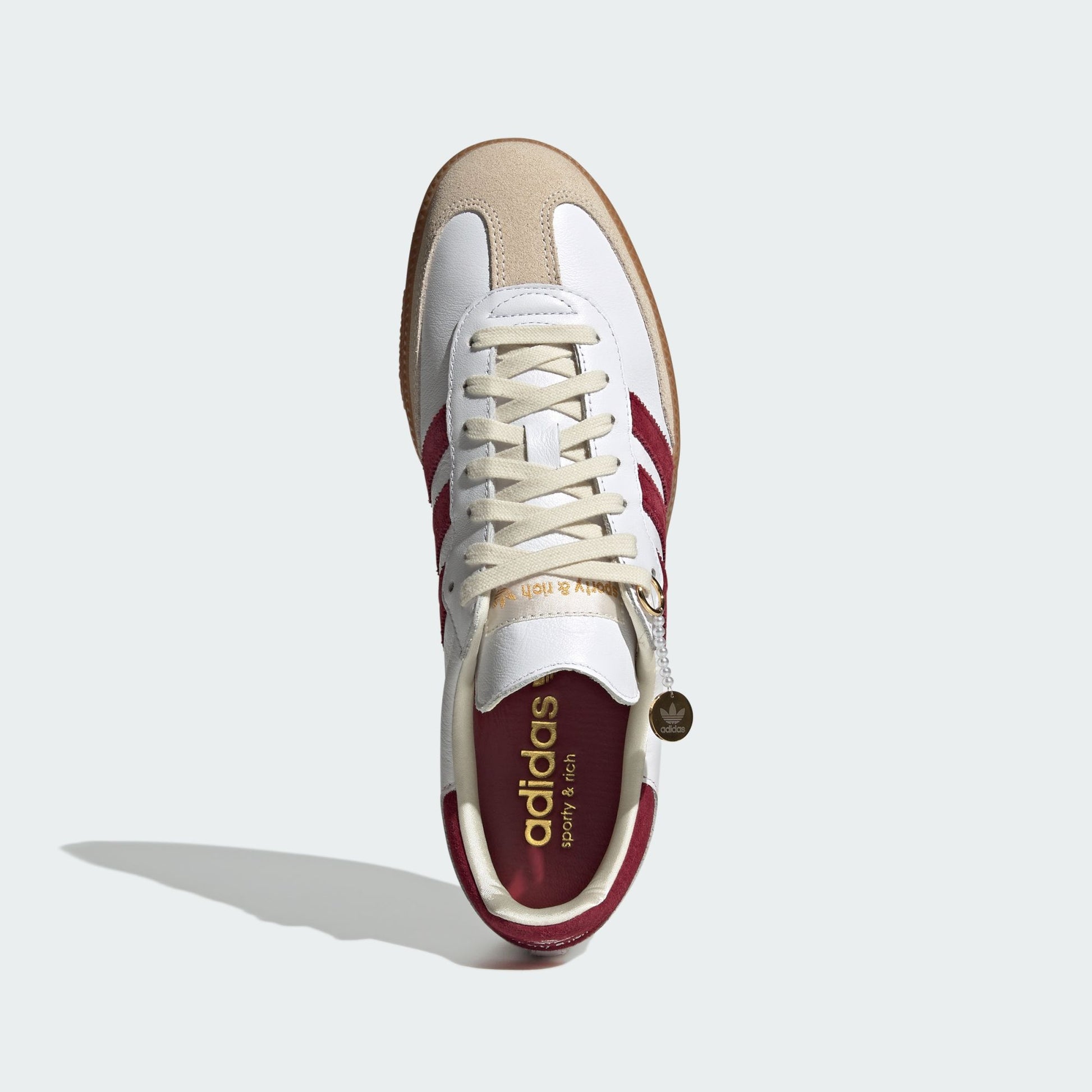 adidas Samba Sporty & Rich White Collegiate Burgundy