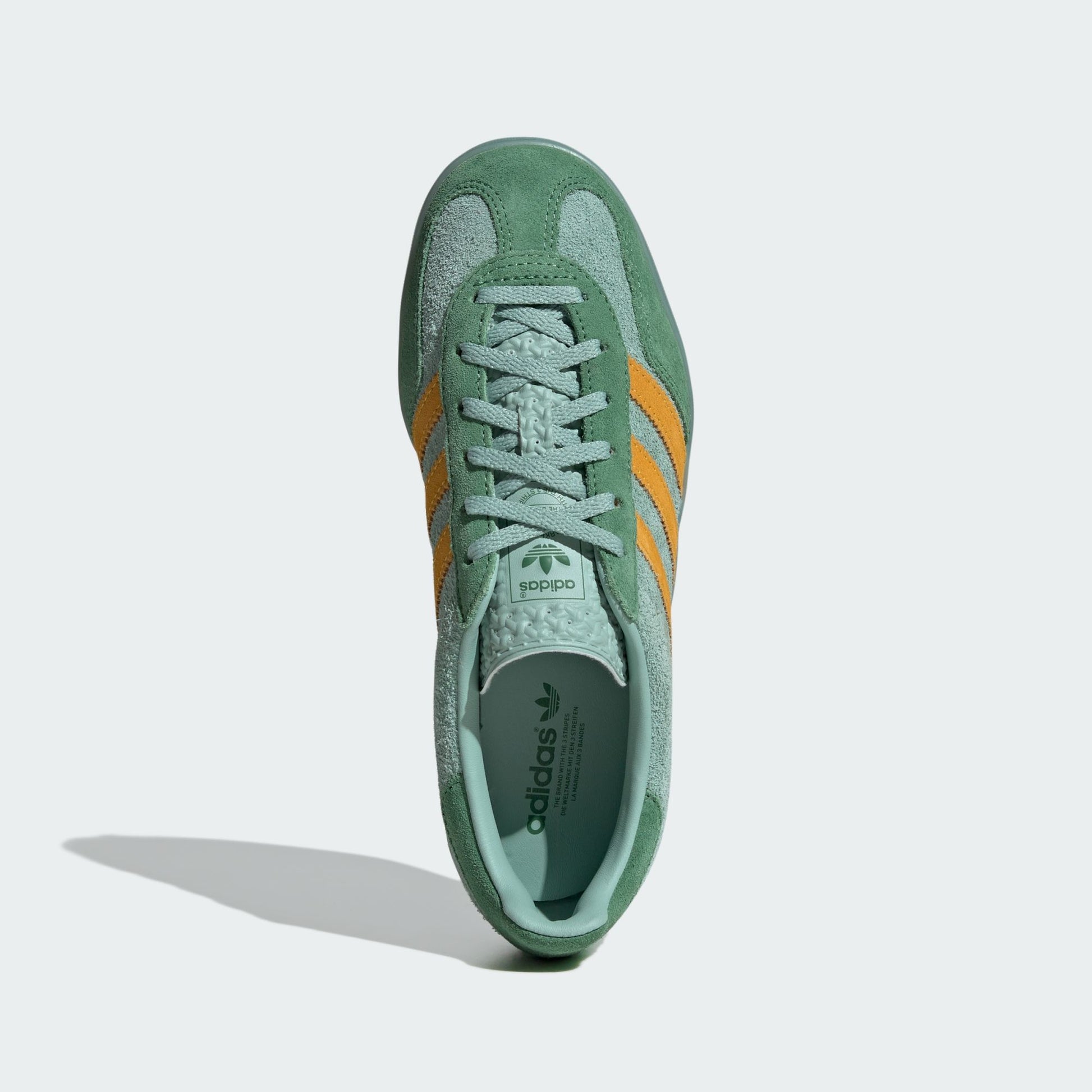 adidas Gazelle Indoor Hazy Green Crew Yellow (Women's)