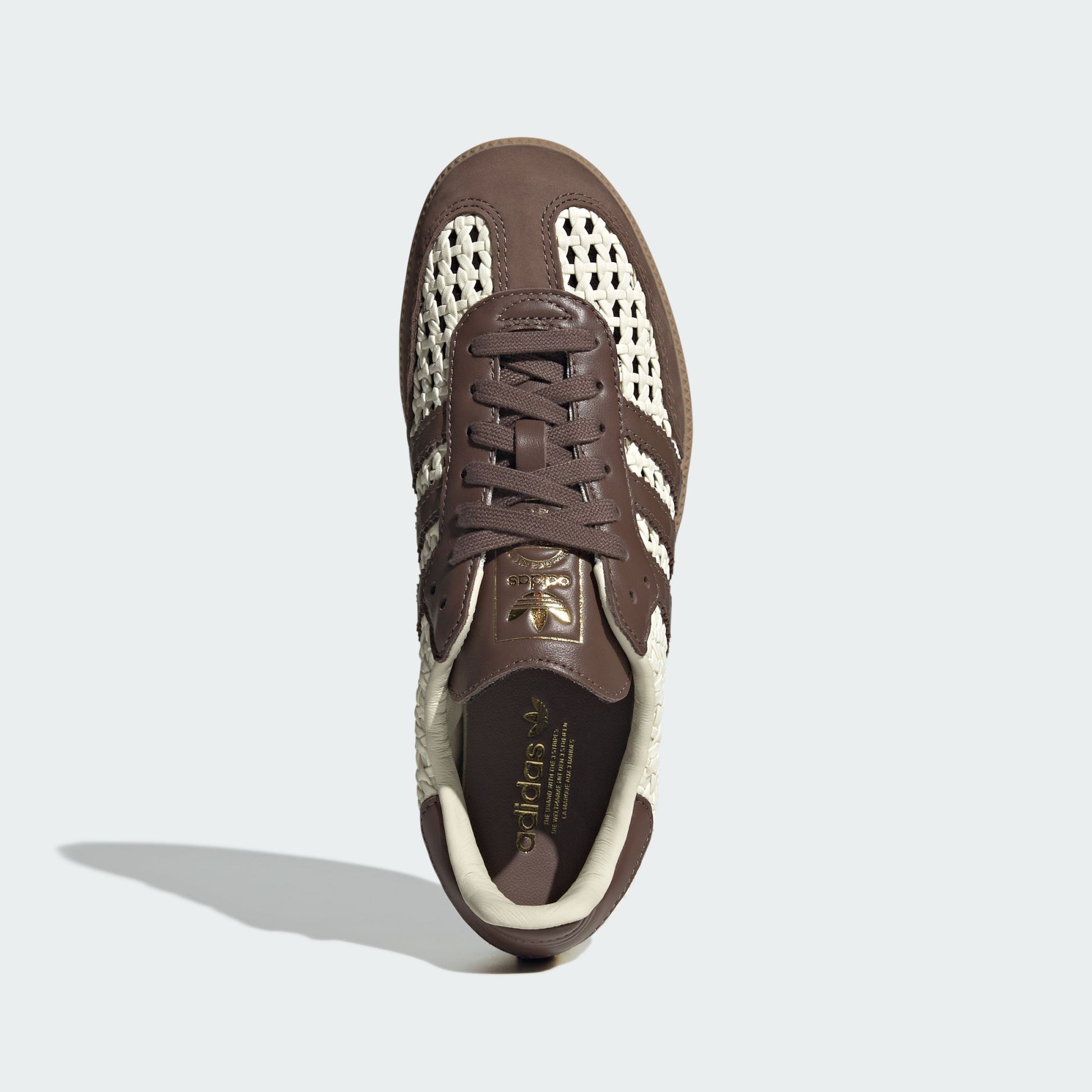 adidas Samba OG Basketweave Cream White Earth Strata (Women's)