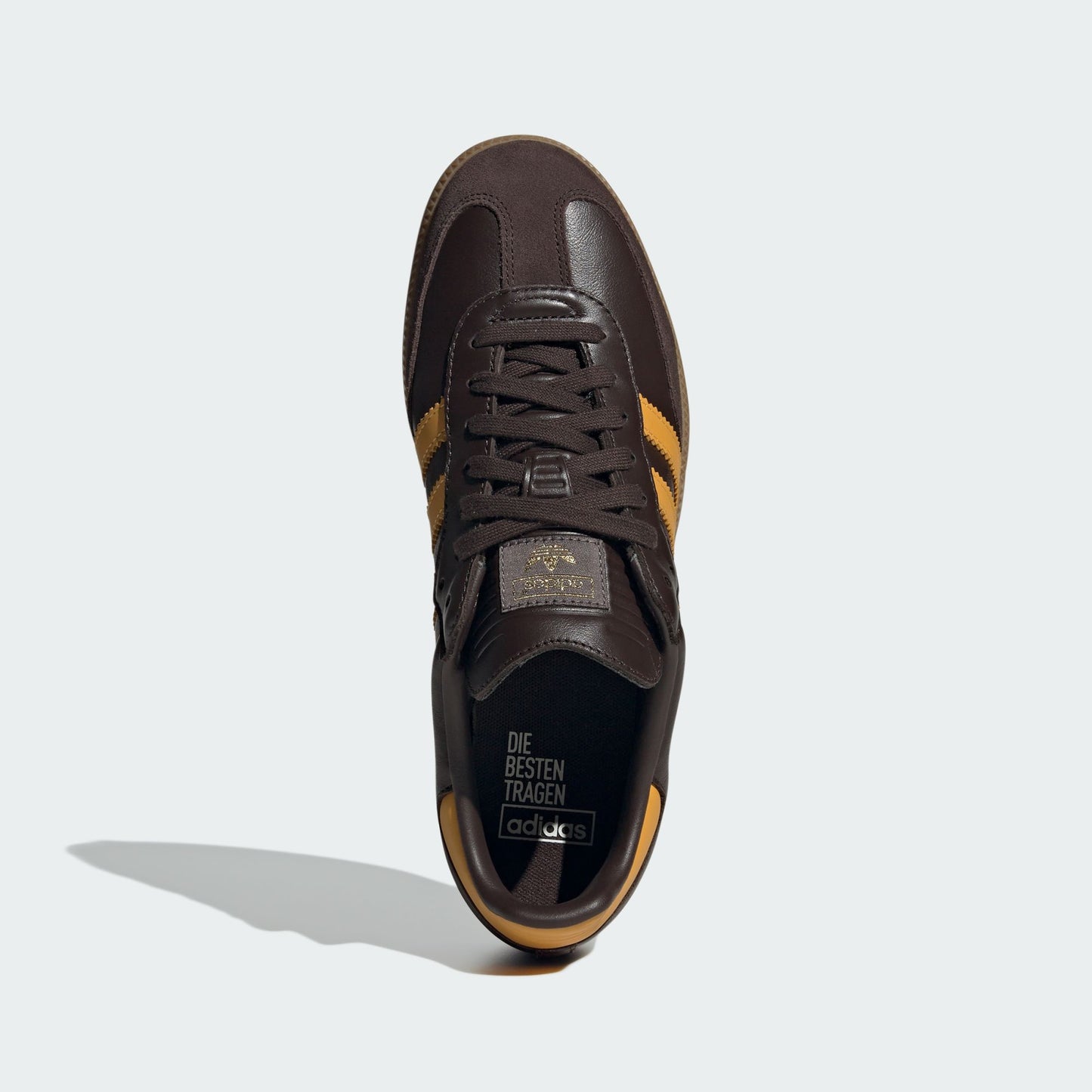adidas Samba OG Dark Brown Preloved Yellow