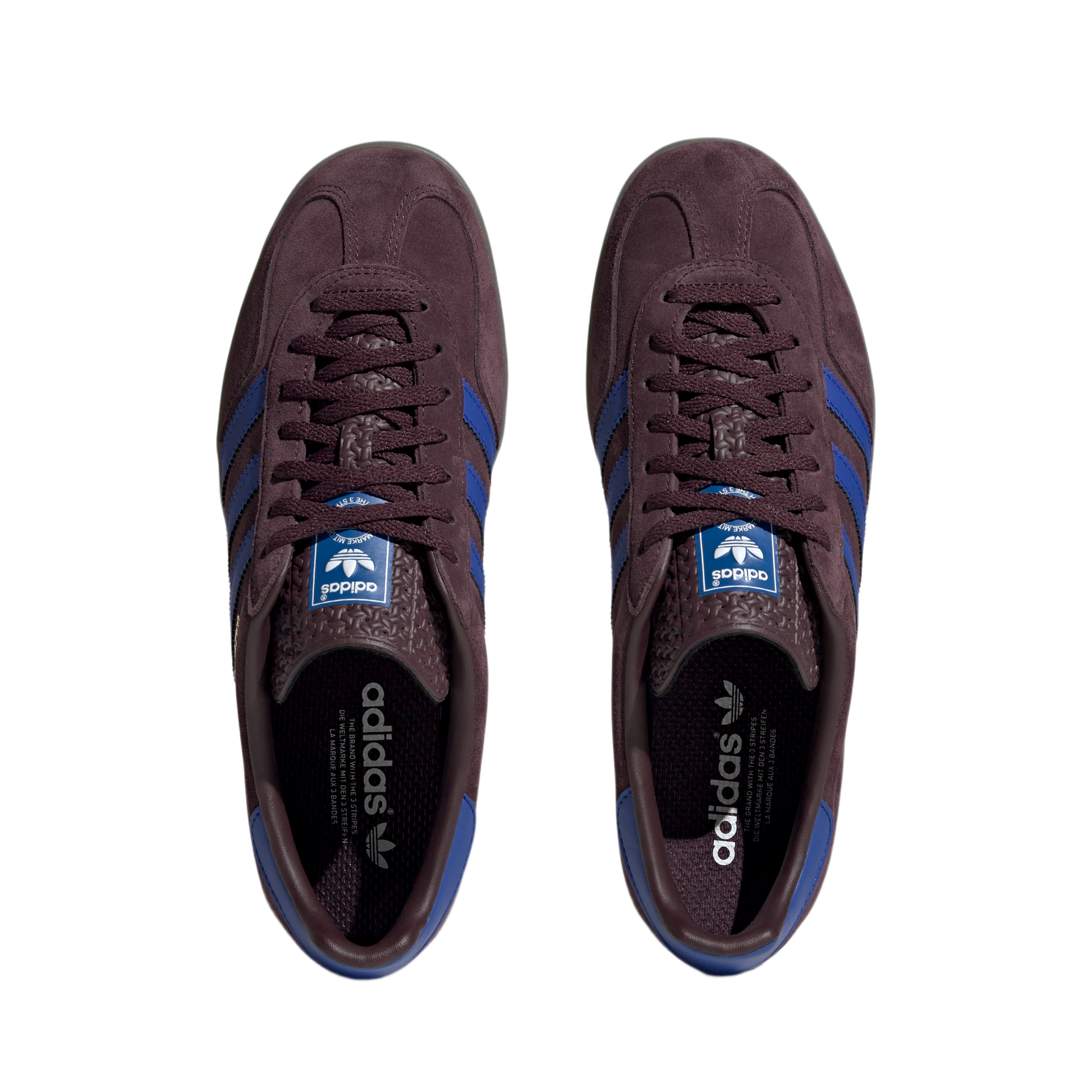 adidas Gazelle Indoor Shadow Maroon Semi Lucid Blue