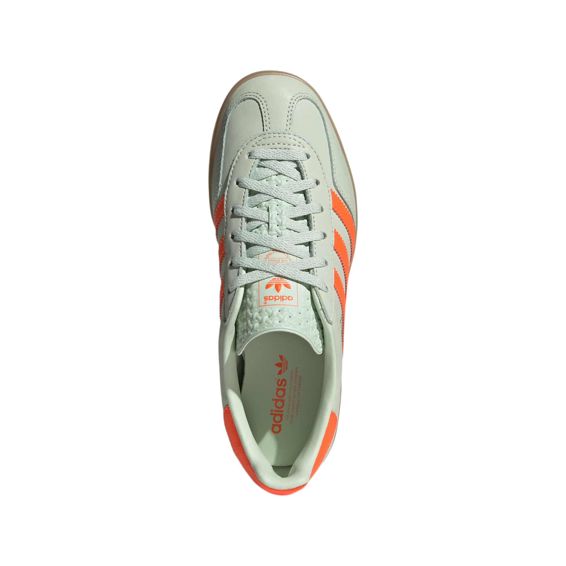 adidas Gazelle Indoor Linen Green Solar Orange (Women's)