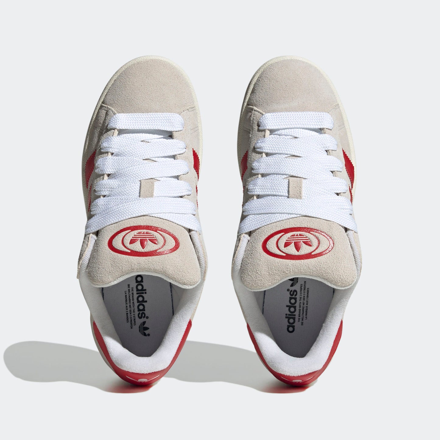 adidas Campus 00s Crystal White Better Scarlet (Women's)