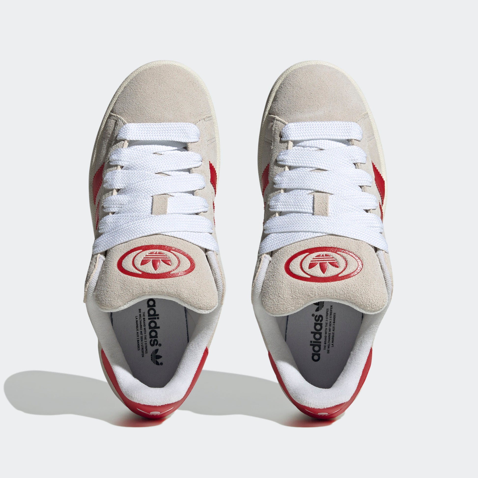 adidas Campus 00s Crystal White Better Scarlet (Women's)