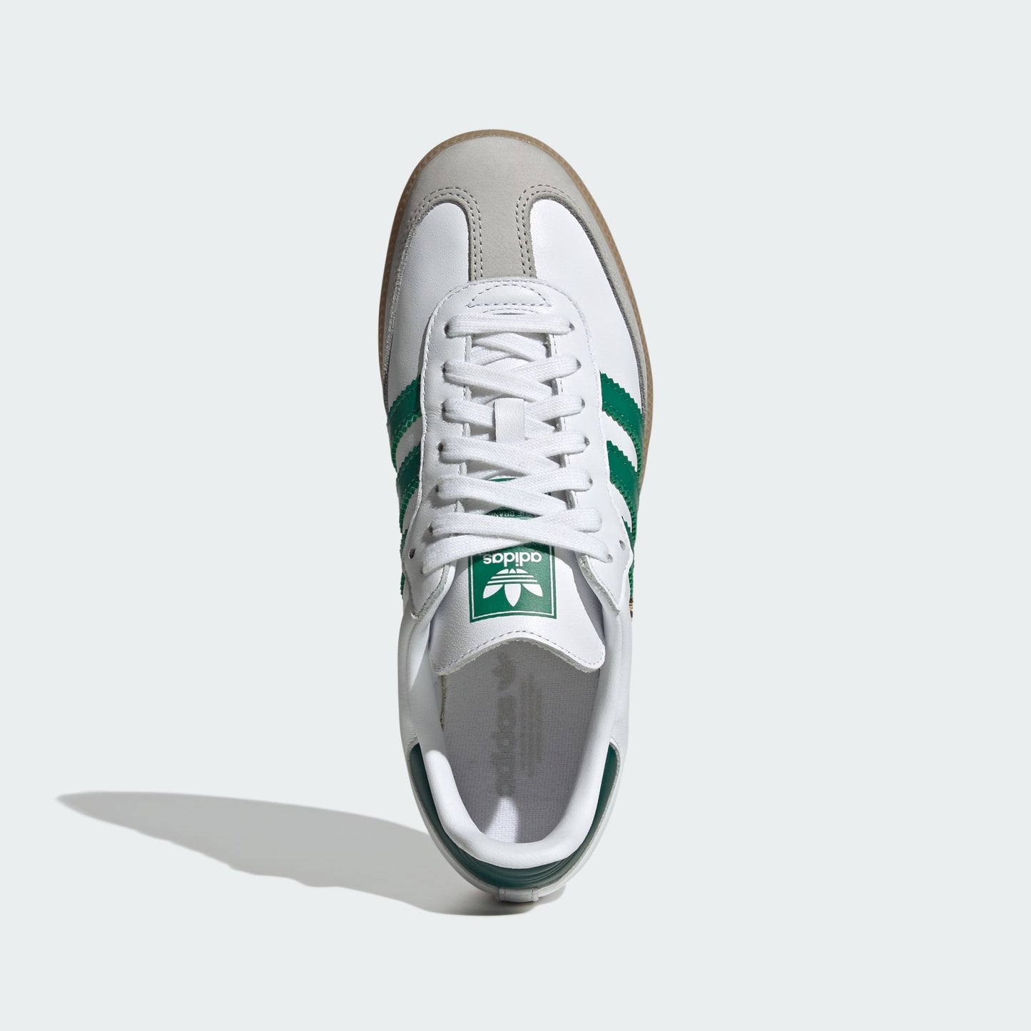 adidas Samba OG White Bold Green Collegiate Green (Women's)