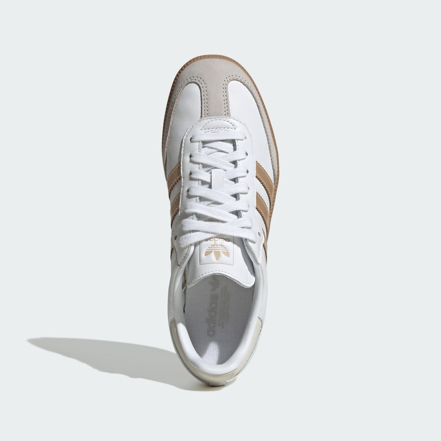 adidas Samba OG White Wonder Gold Metallic (Women's)