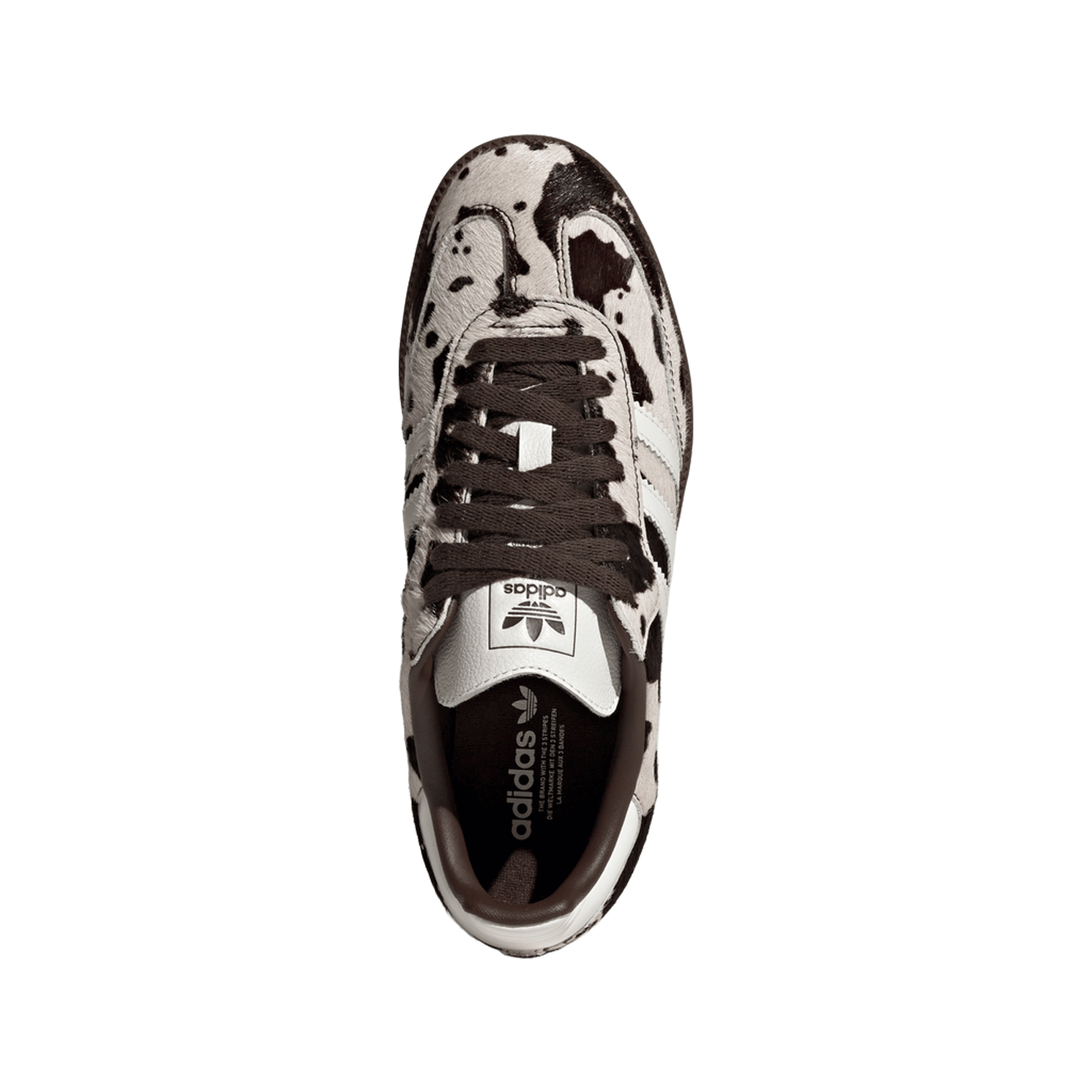 adidas Samba OG Cow Print Dark Brown White (Women's)