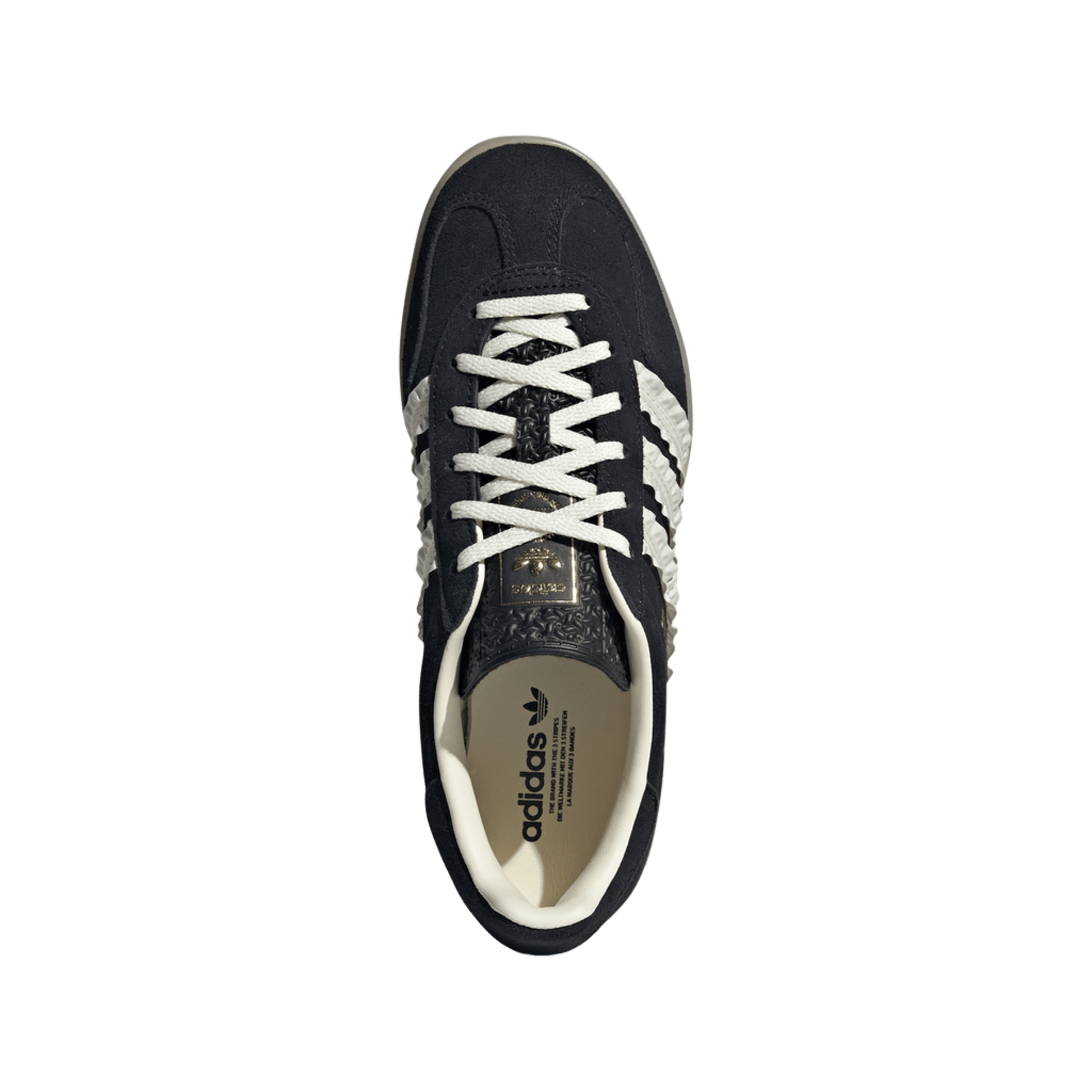 adidas Gazelle Indoor Core Black Cream White Gum (Women's)