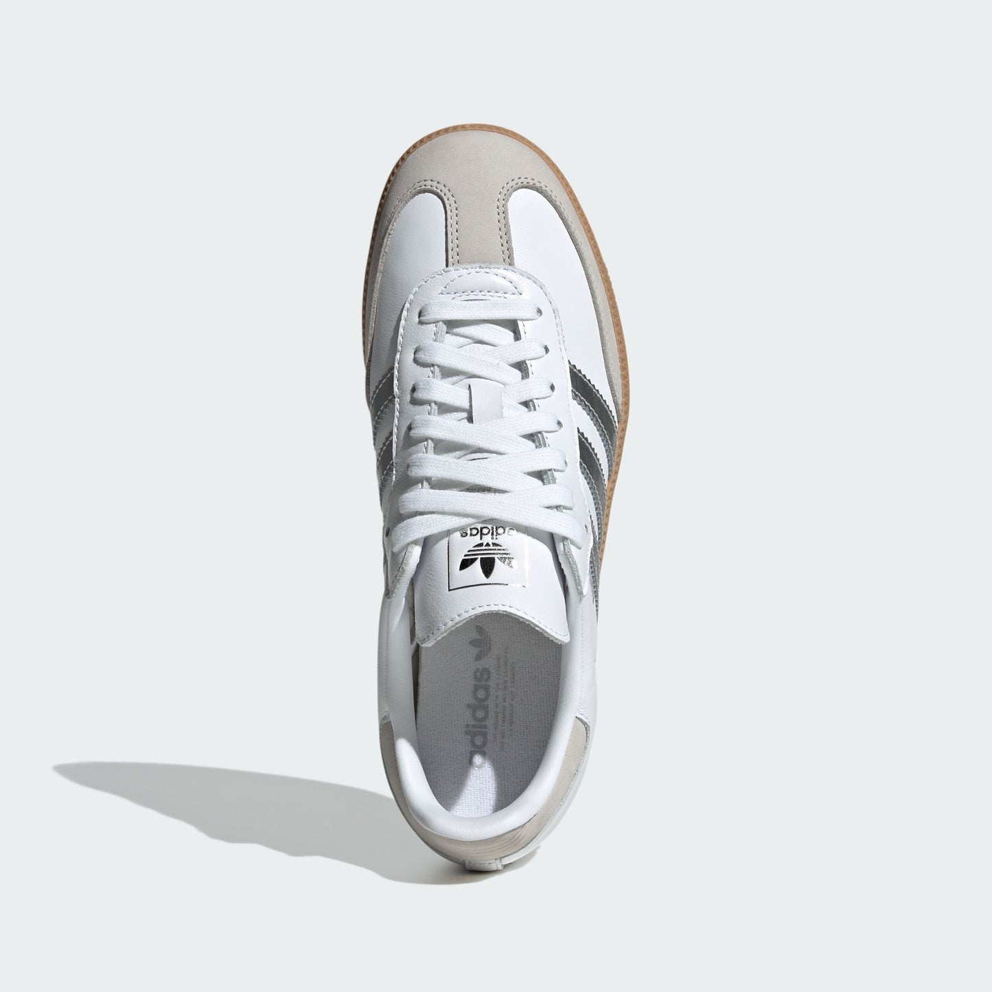 adidas Samba OG White Silver Metallic Grey (Women's)