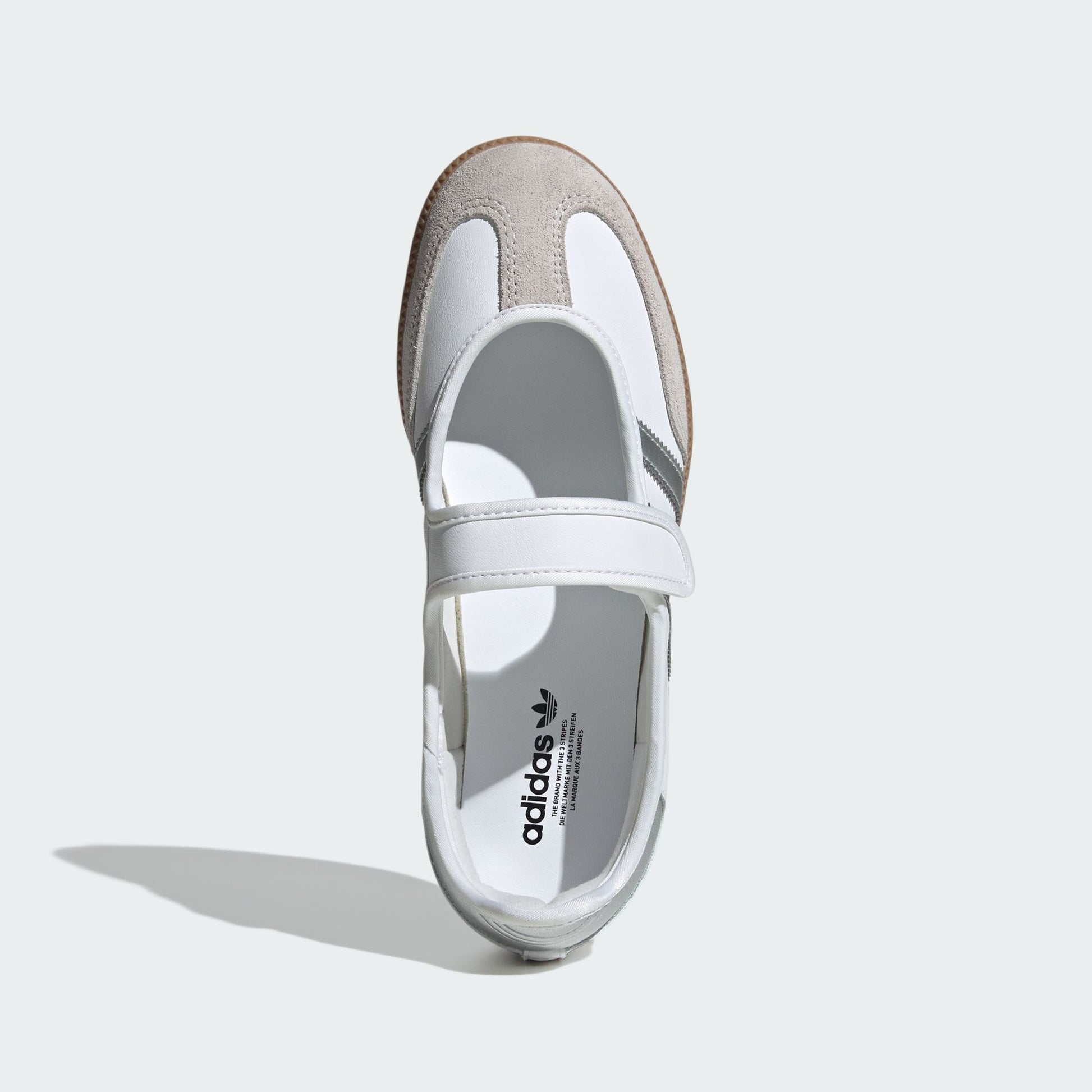 adidas Samba Jane White Silver Metallic (Women's)