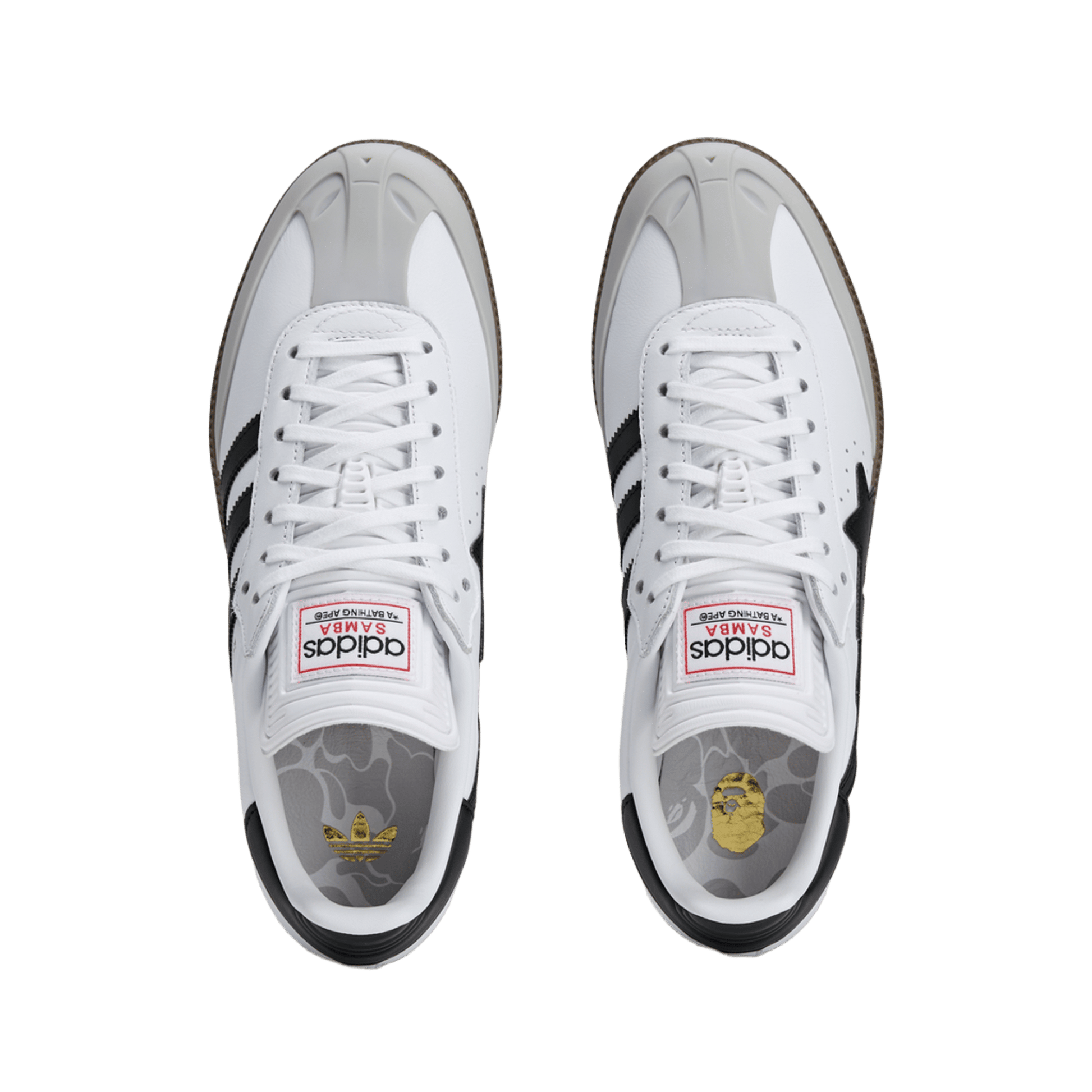 adidas Samba Bape White Black Gum