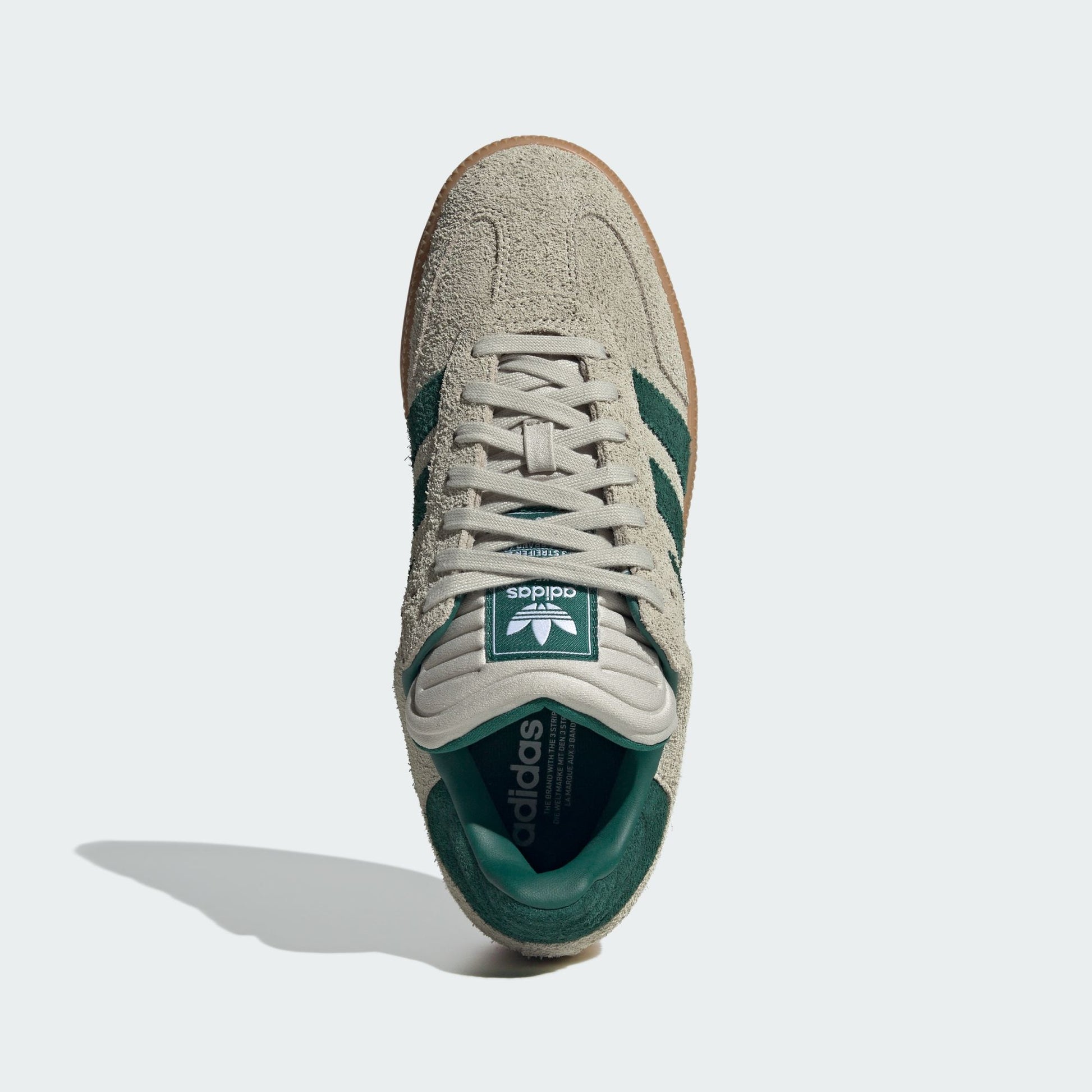 adidas Samba XLG Putty Grey Collegiate Green