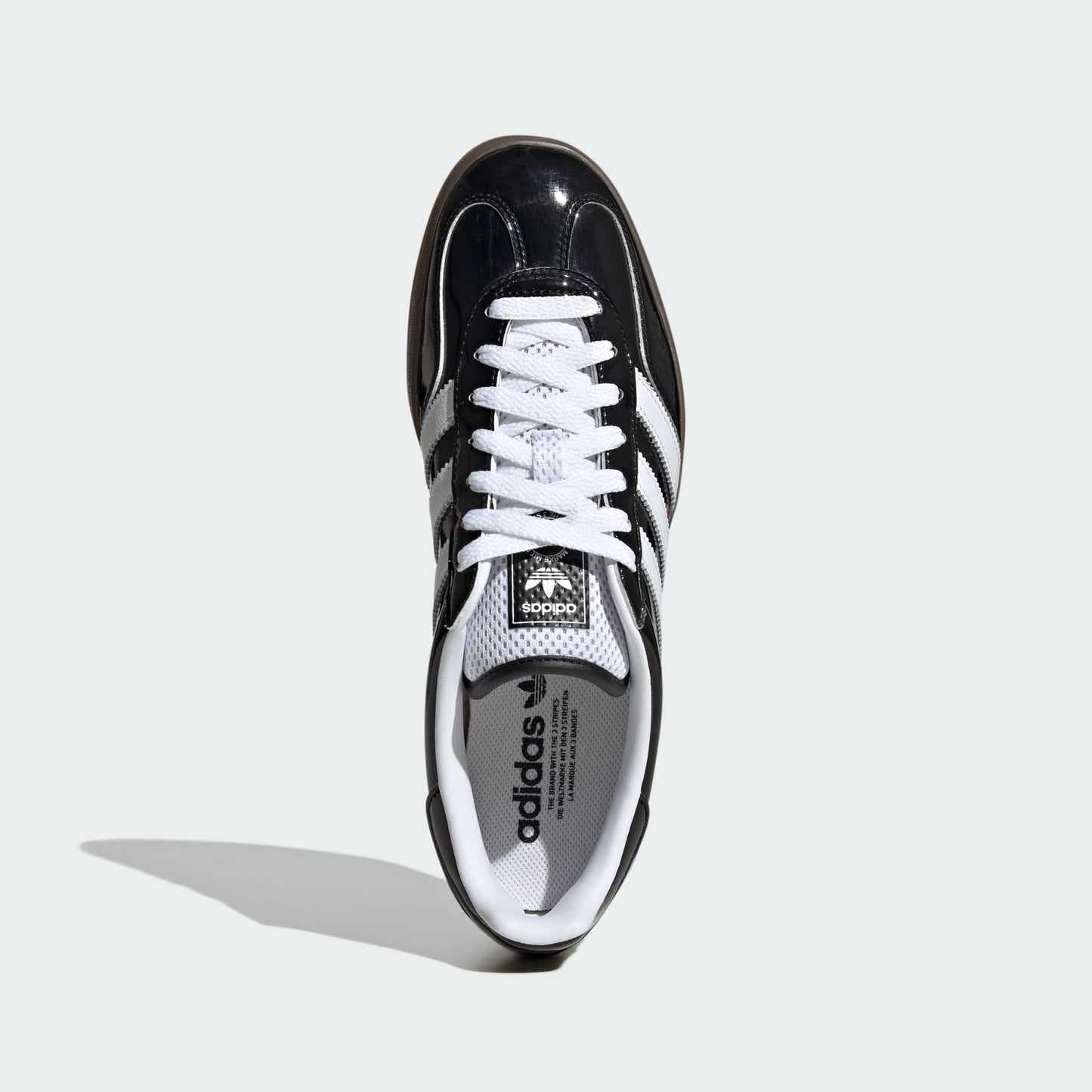 adidas Gazelle Indoor Core Black Patent Leather
