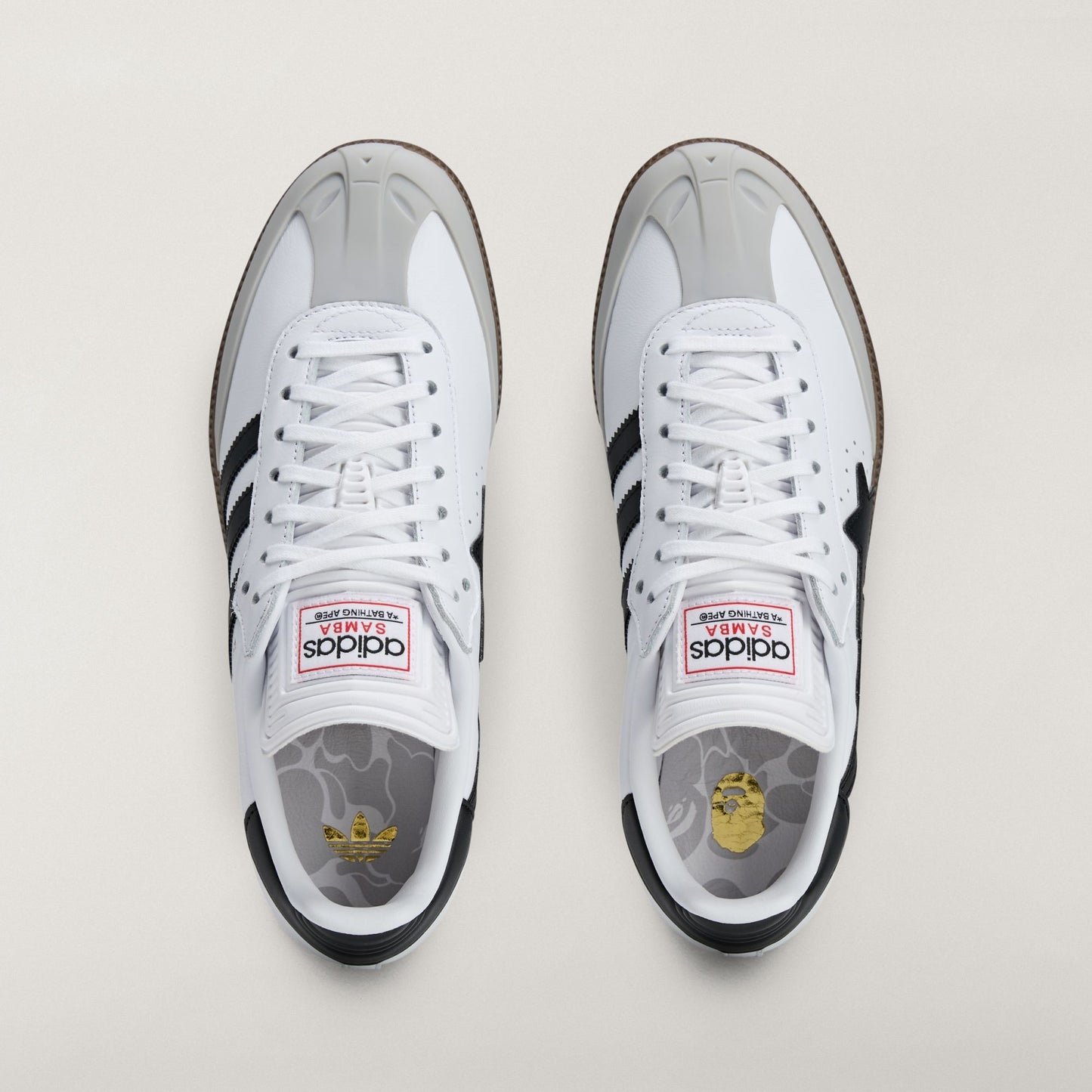 adidas Samba Bape White Black Gum