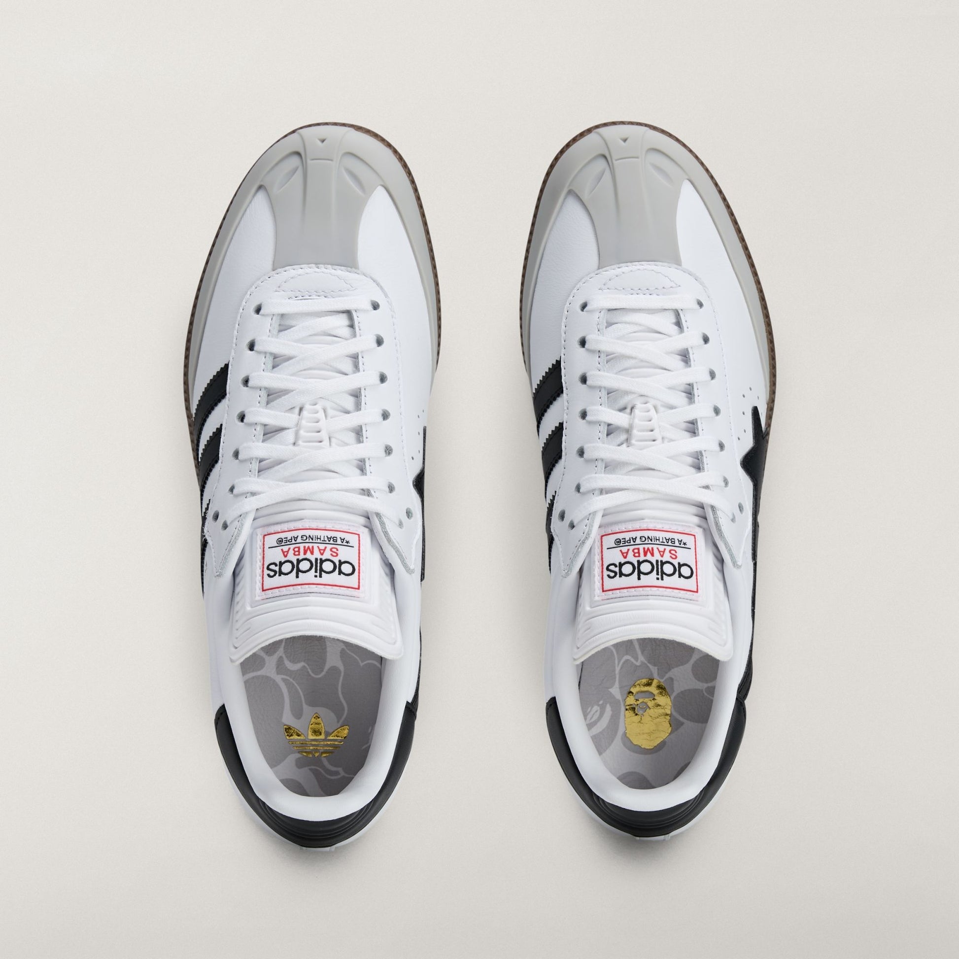 adidas Samba Bape White Black Gum