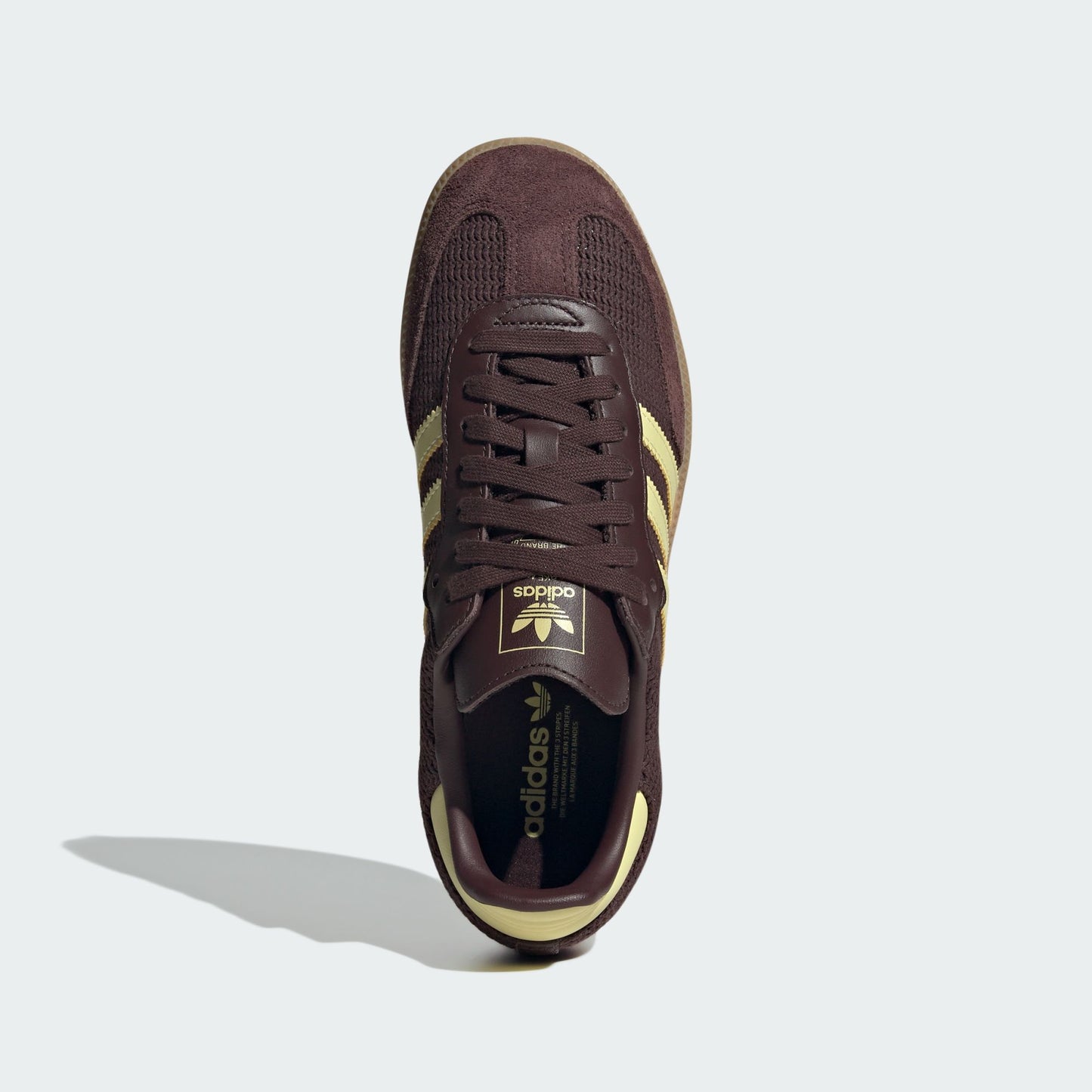 adidas Samba OG Shadow Brown Powder Yellow (Women's)