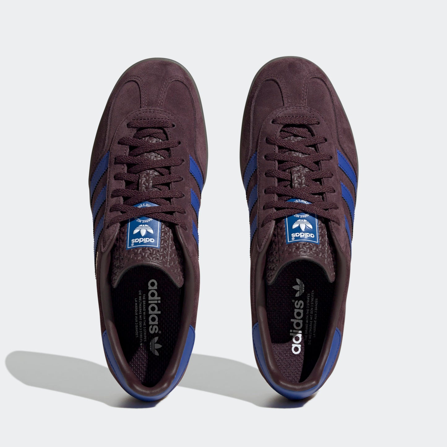 adidas Gazelle Indoor Shadow Maroon Semi Lucid Blue
